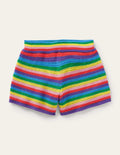 Rainbow Knitted Shorts-Multi Rainbow