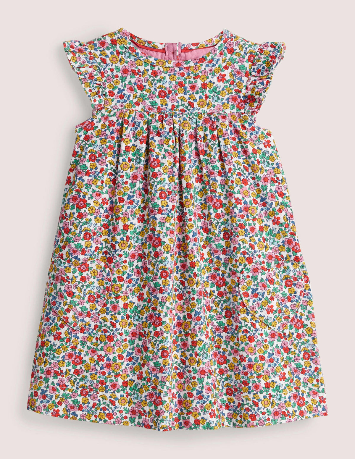 Easy Everyday Dress-Ivory Vintage Floral - Image 1