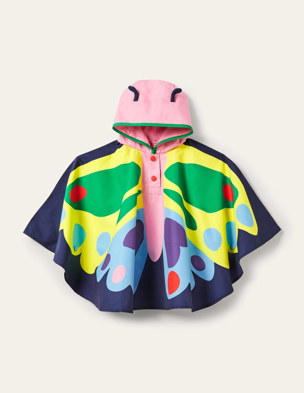 Butterfly Poncho-College Navy - Image 1