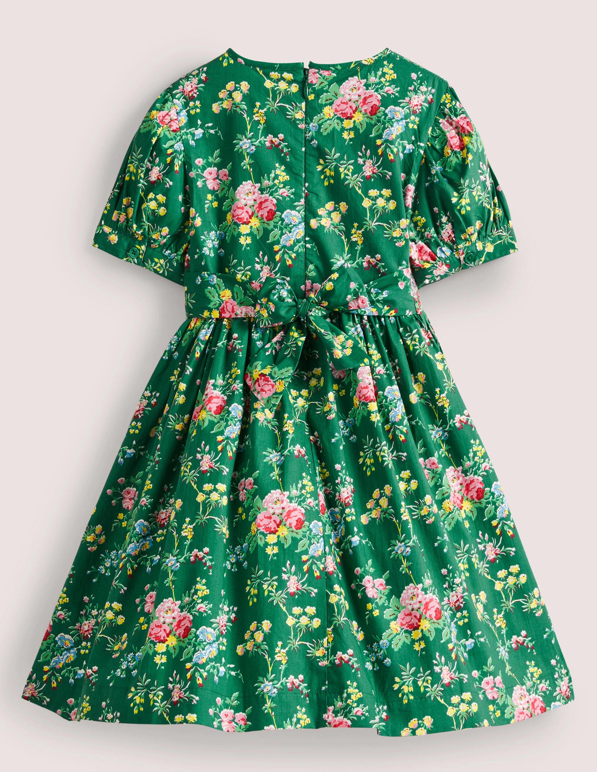 Smocked Dress-Shady Glade Green Floral - Image 2