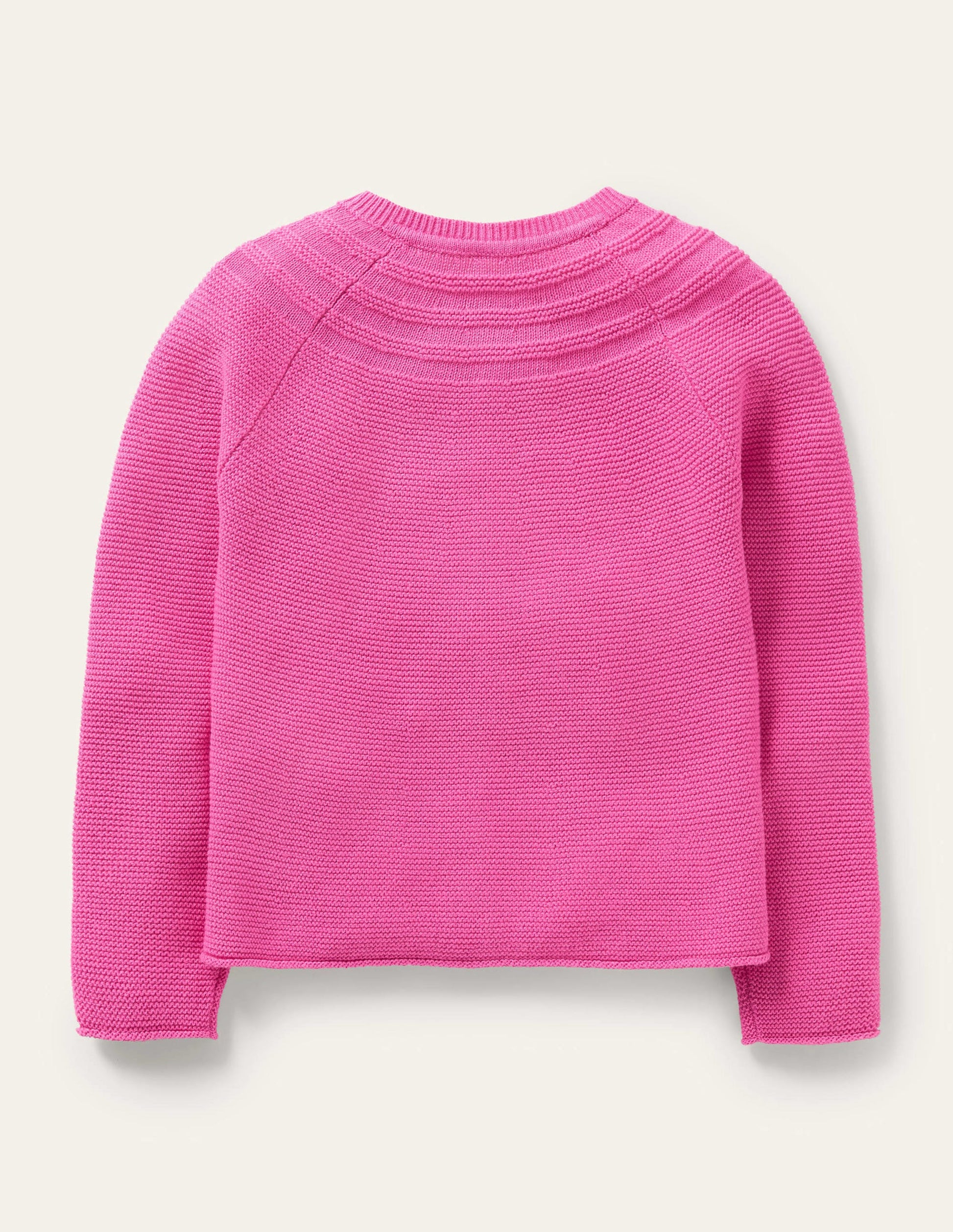 Cotton Cashmere Mix Cardigan-Tickled Pink-2