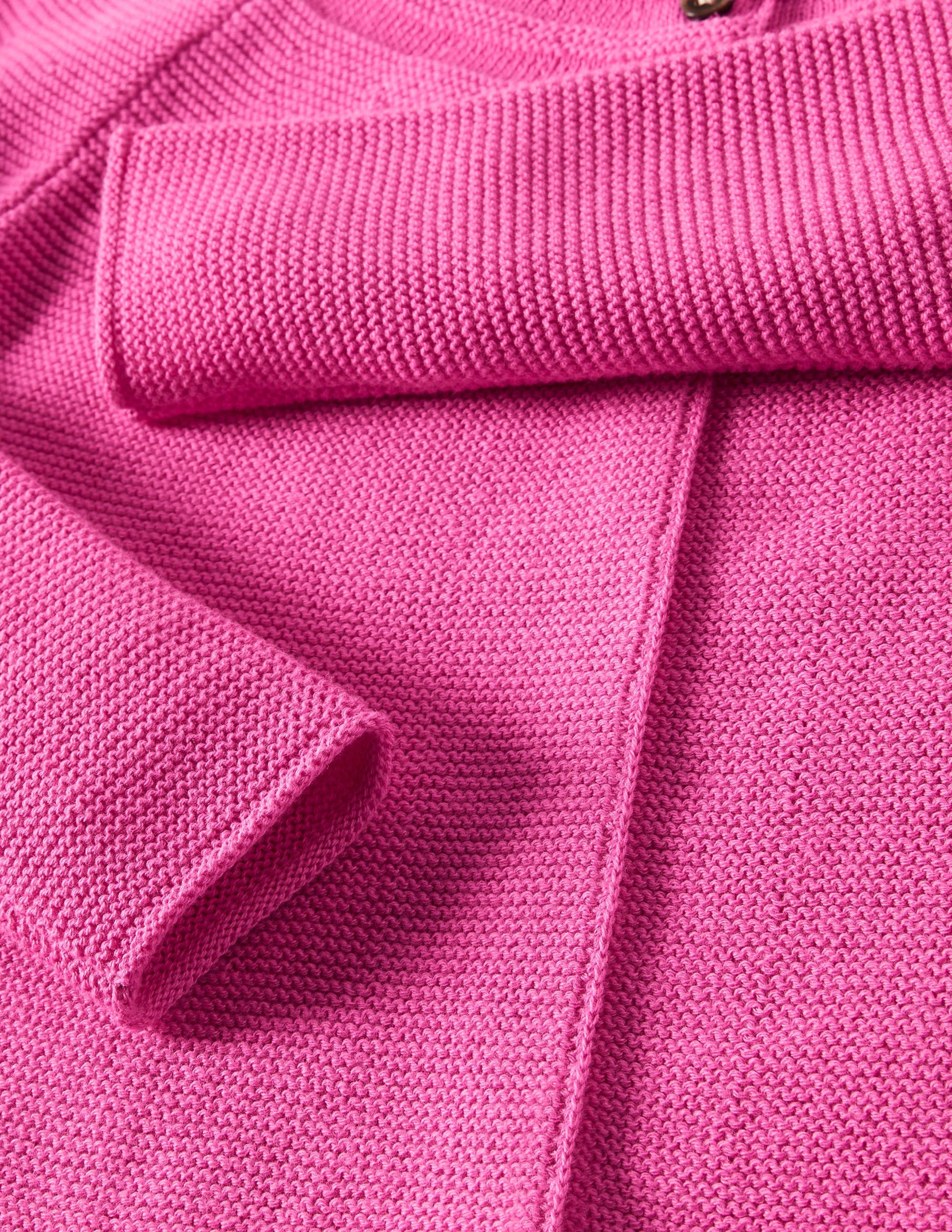 Cotton Cashmere Mix Cardigan-Tickled Pink-3