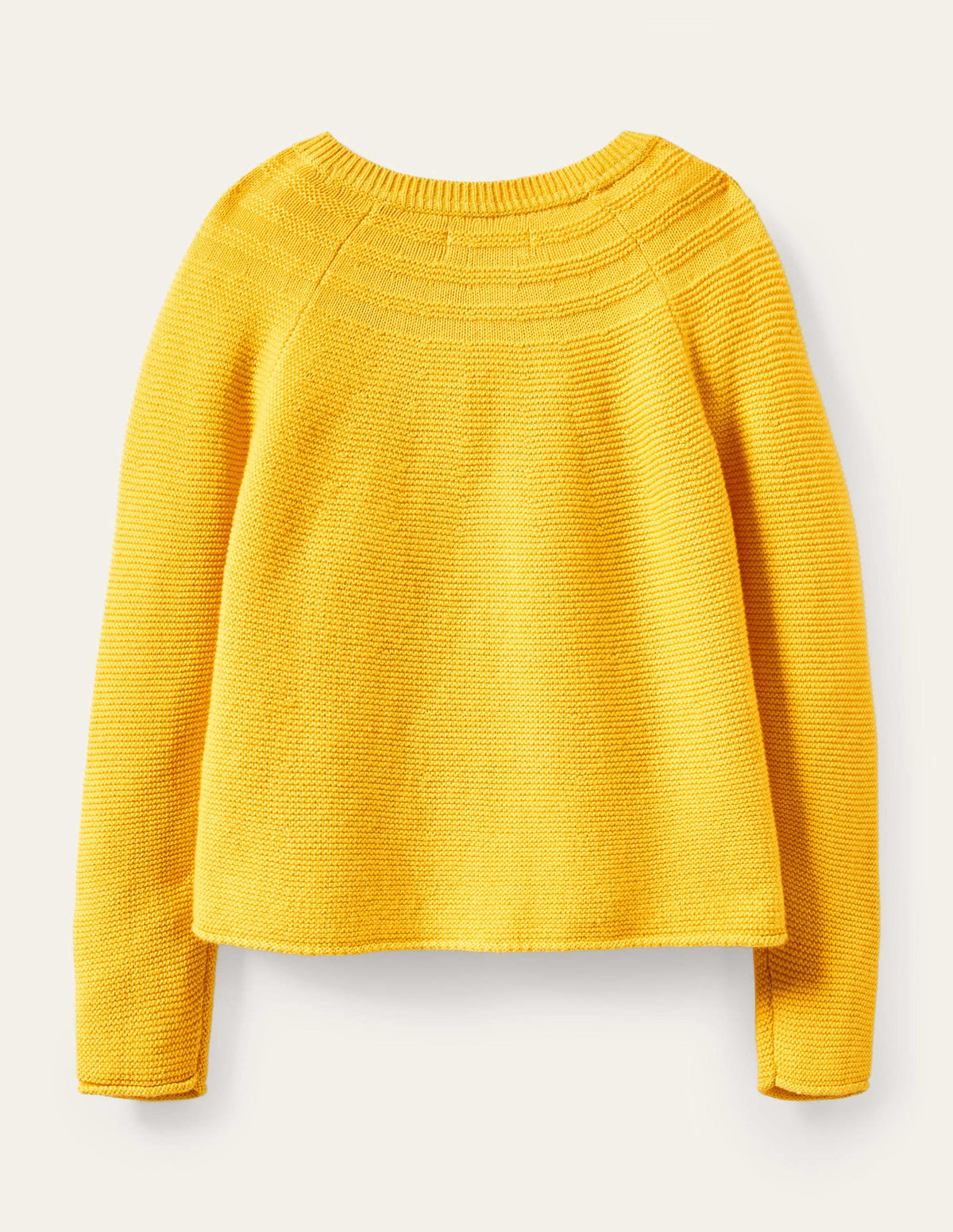 Cotton Cashmere Mix Cardigan-Sweetcorn Yellow - Image 2