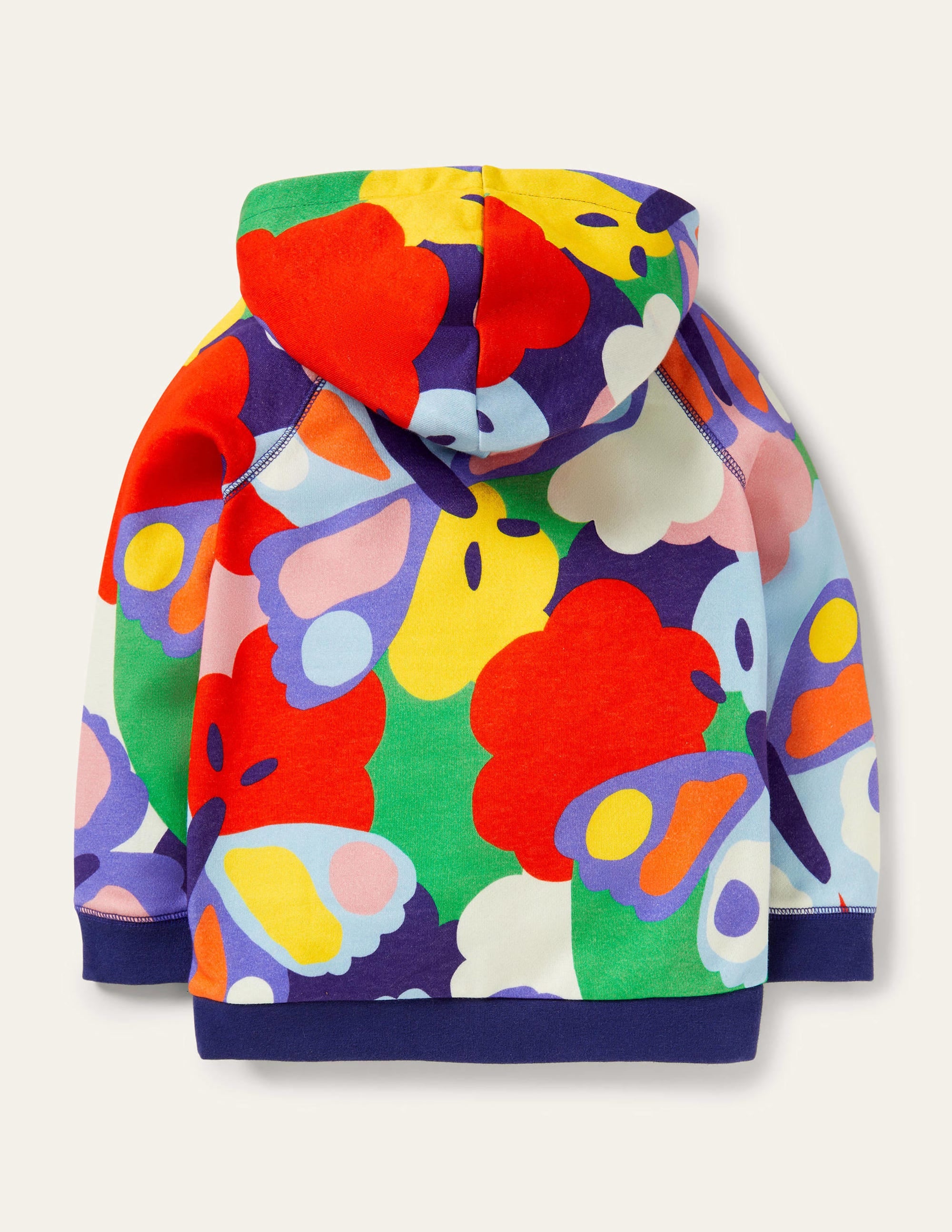 Printed Hoodie-Multi Bonkers Butterfly - Image 2