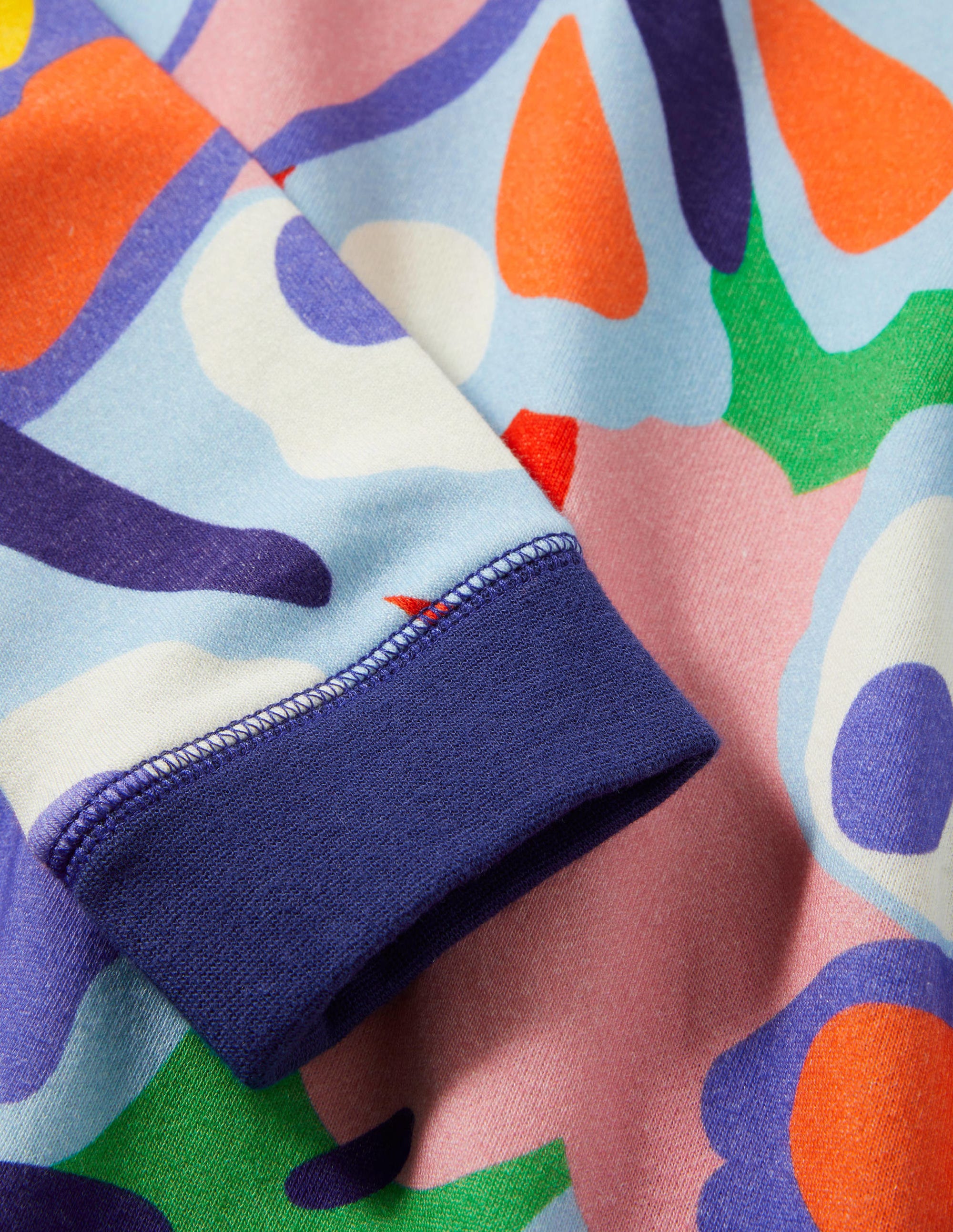 Printed Hoodie-Multi Bonkers Butterfly - Image 3