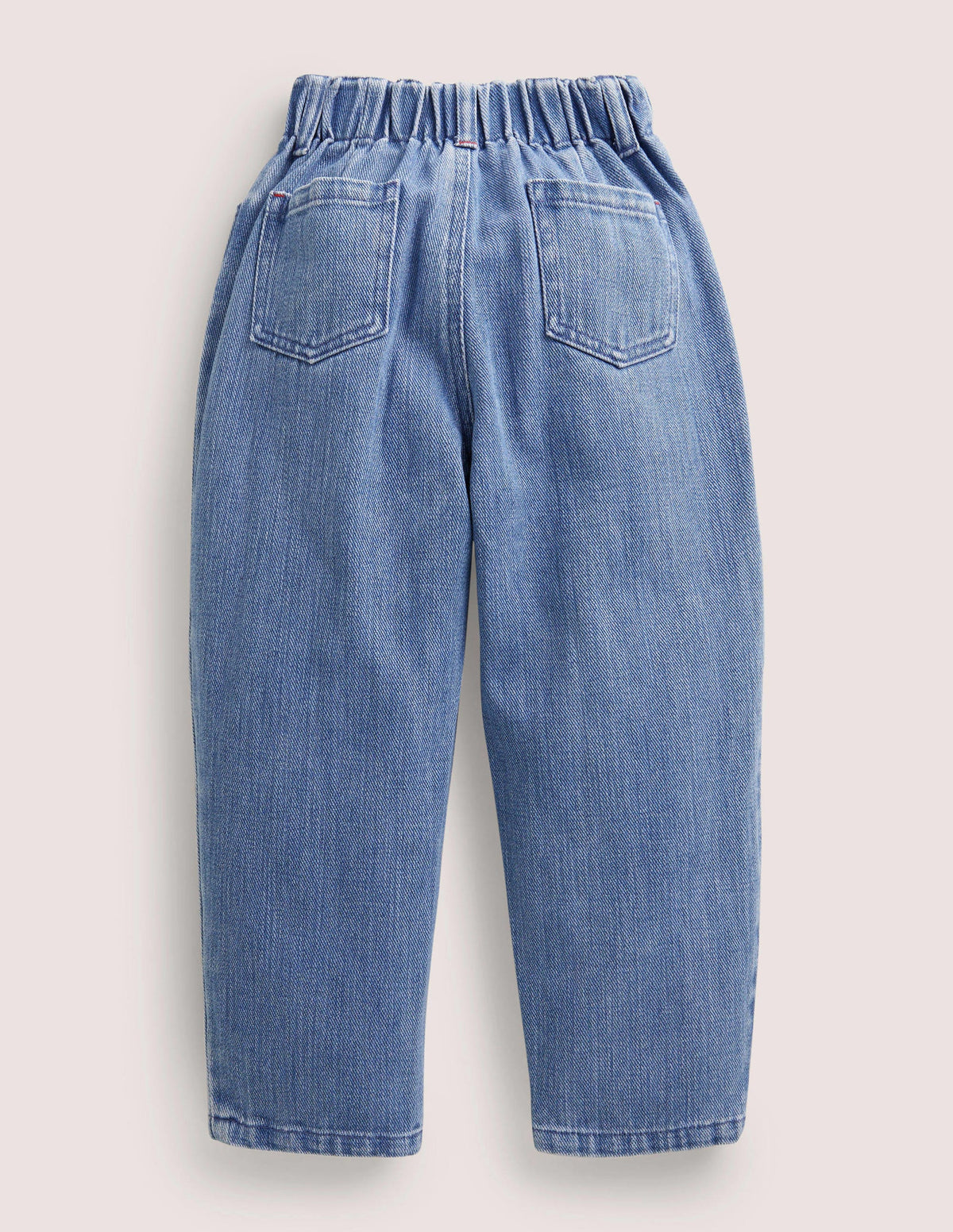 Barrel Leg Jeans-Mid Vintage Denim - Image 2