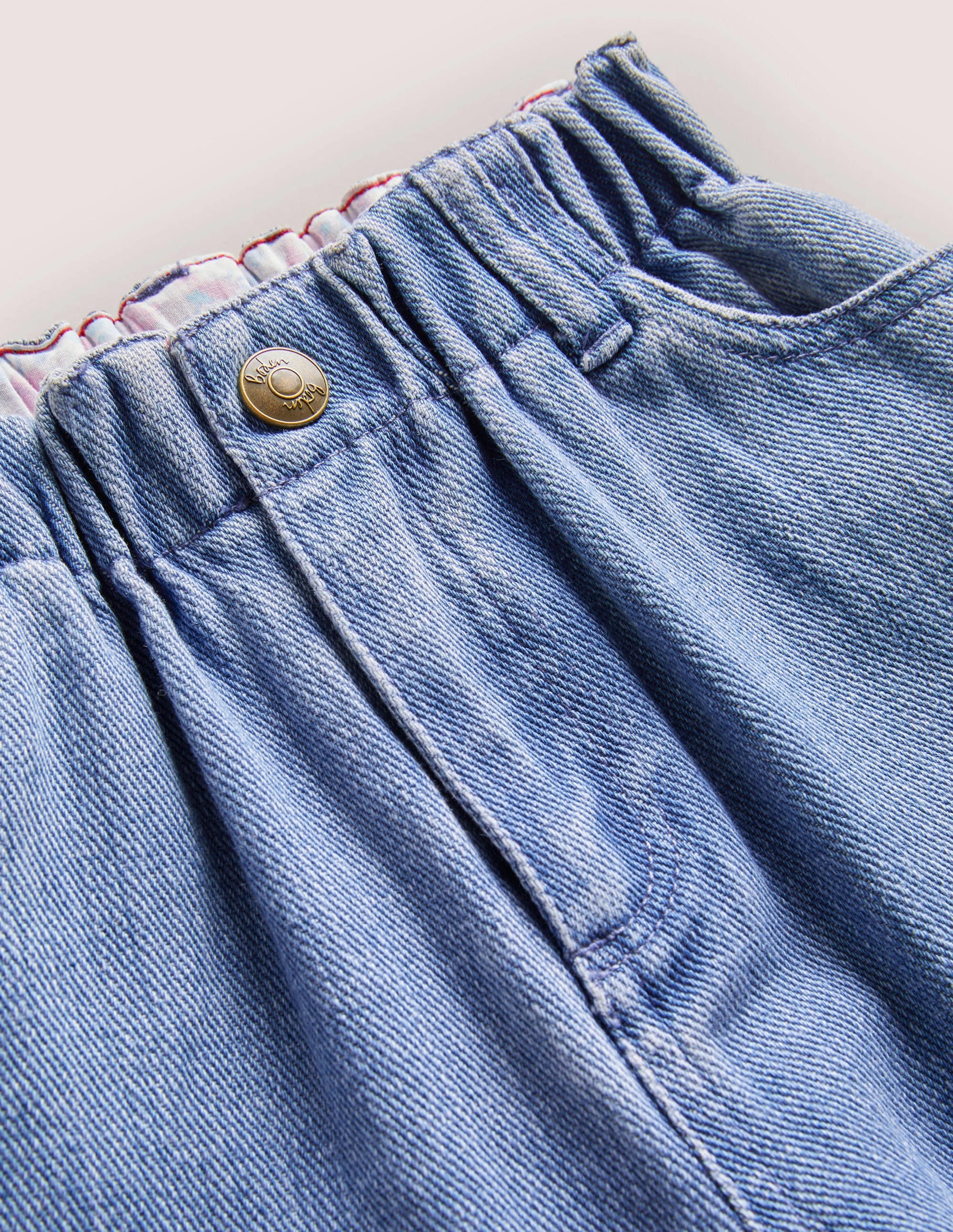Barrel Leg Jeans-Mid Vintage Denim - Image 3