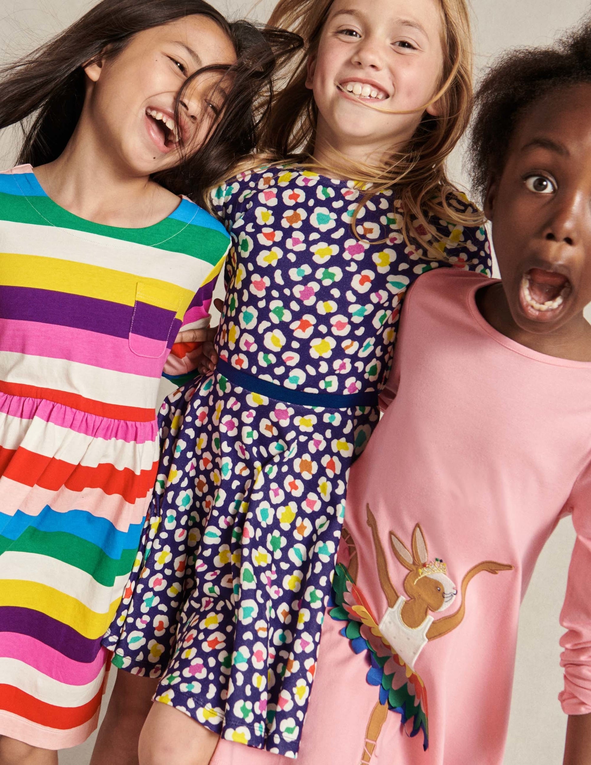 Twirly Skater Dress-Starboard Blue Leopard-4