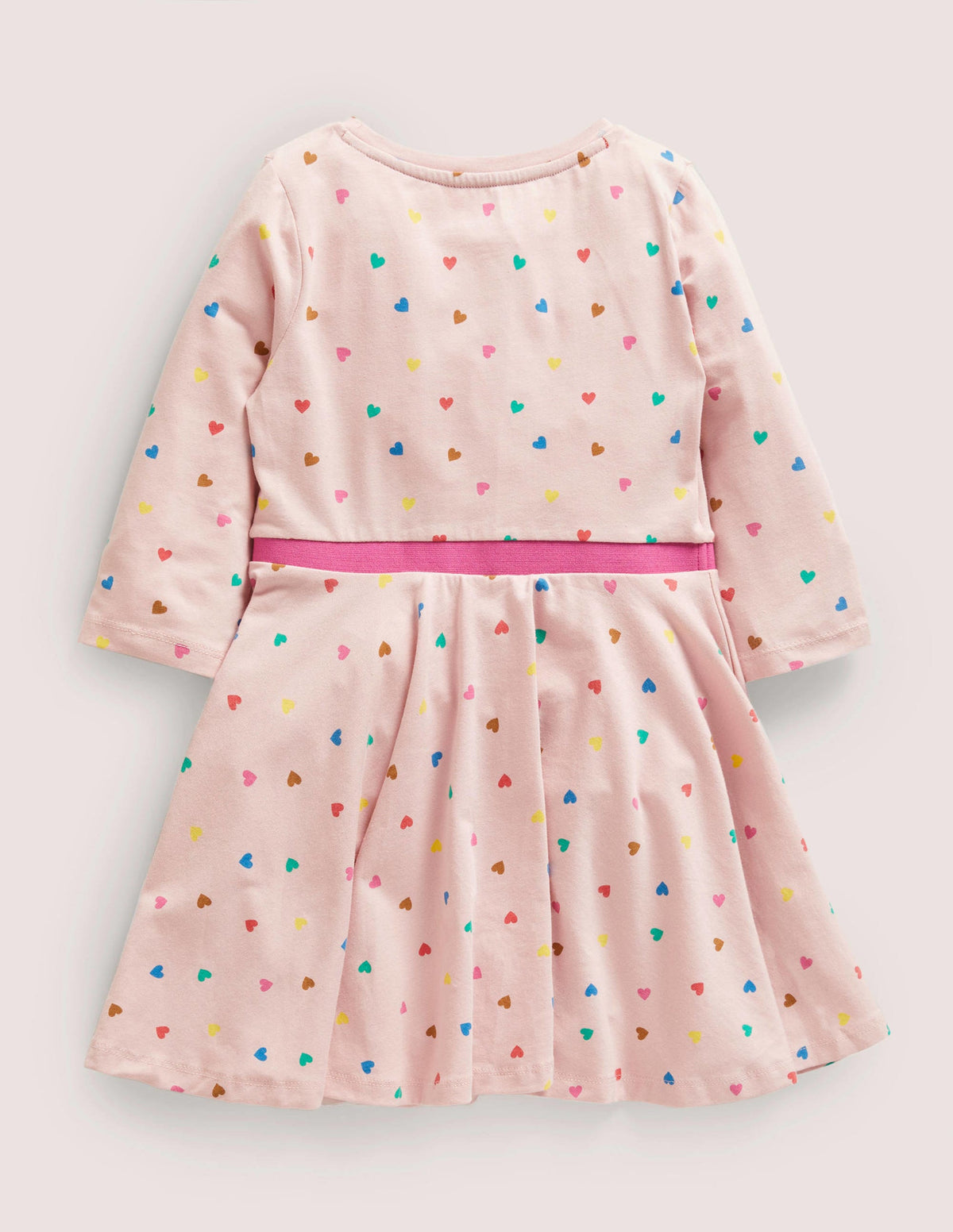 Twirly Skater Dress-Boto Pink Hearts - Image 2