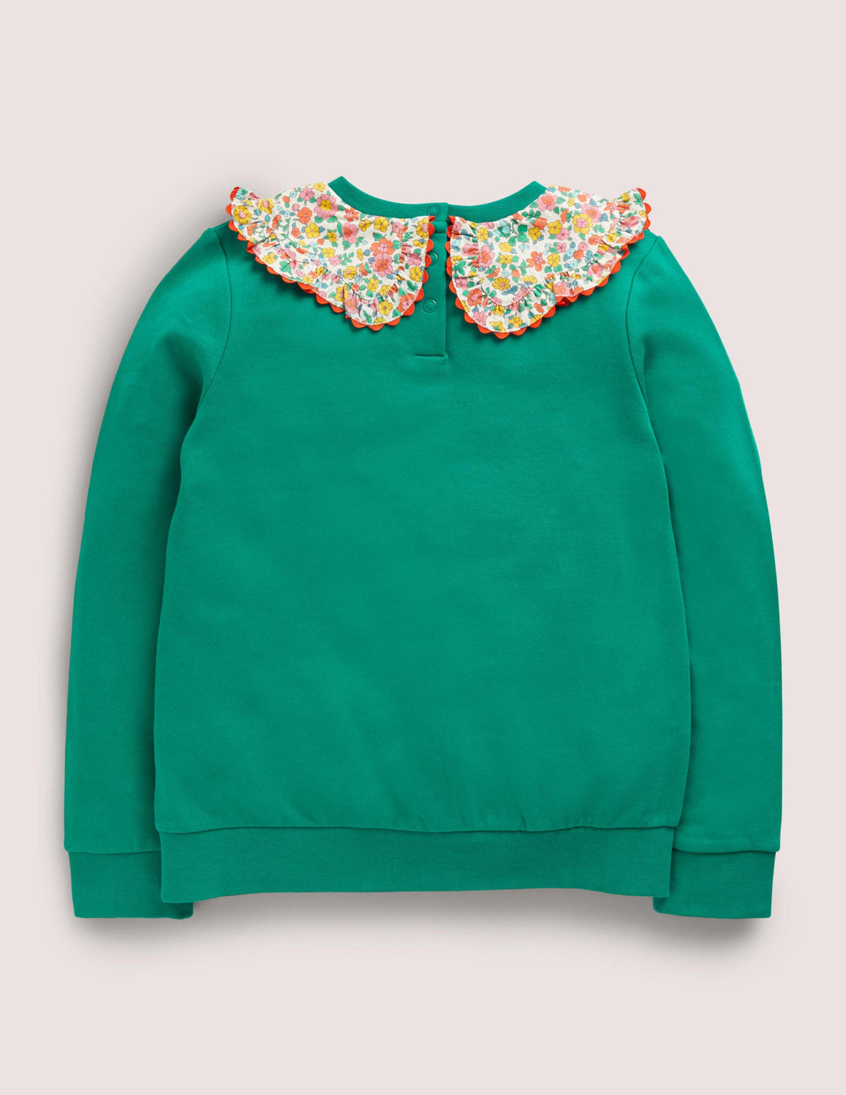 Collared Sweatshirt-Shady Glade Green - Image 2