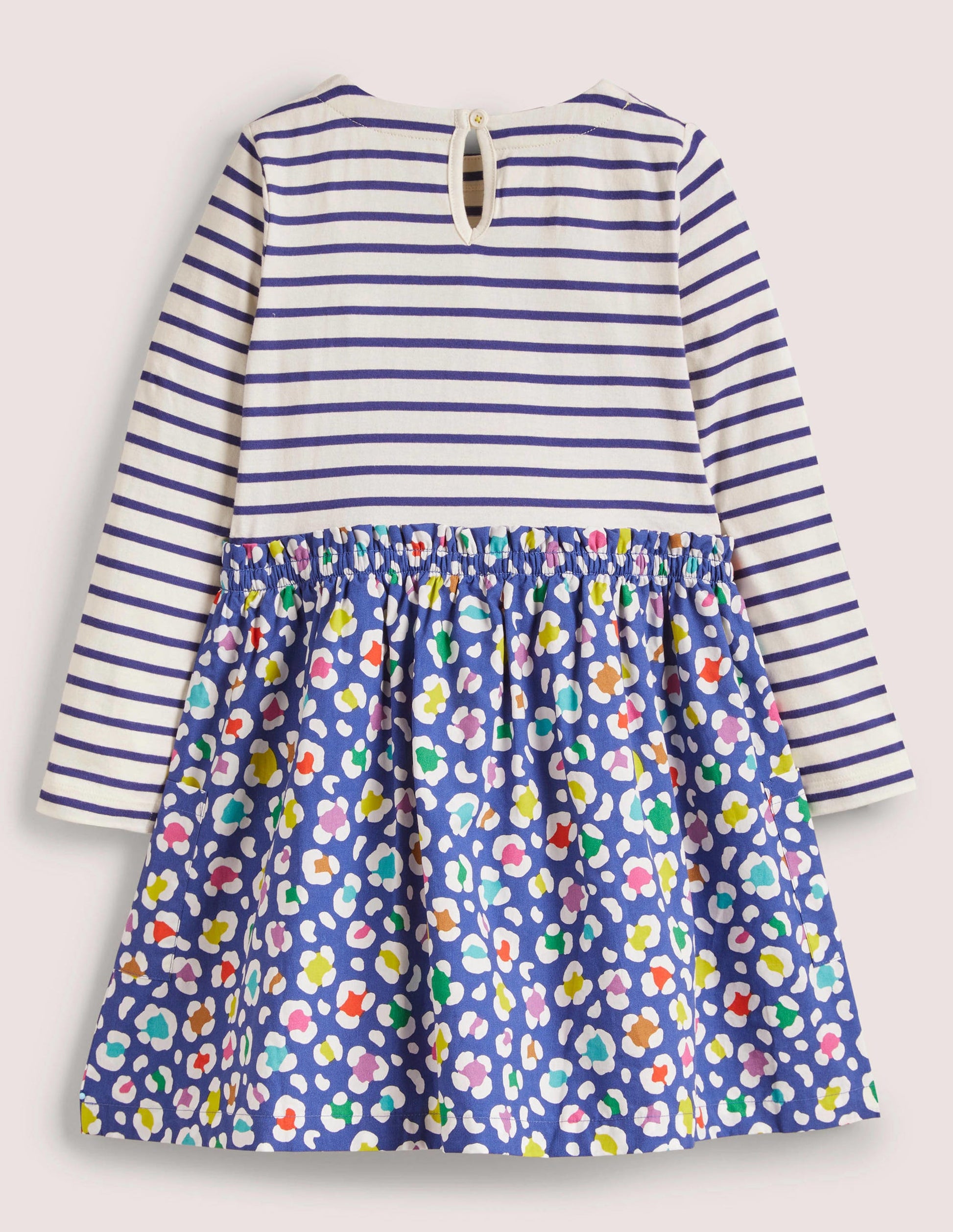 Hotchpotch Dress-Starboard Blue/ Multi Leopard-2