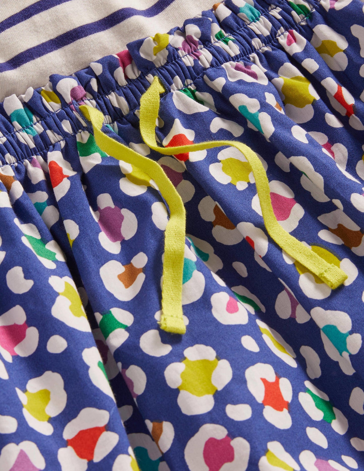 Hotchpotch Dress-Starboard Blue/ Multi Leopard