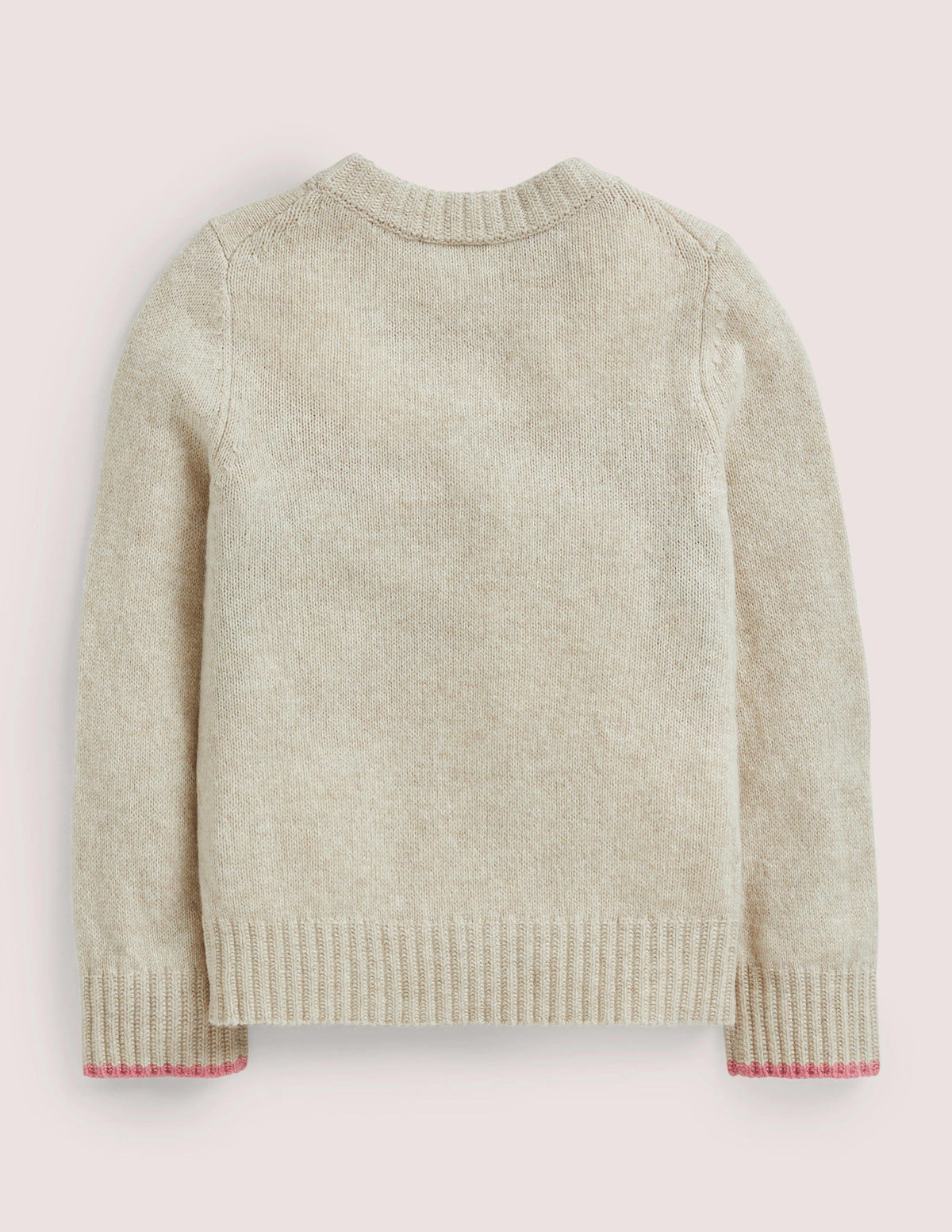 Farm House Jumper-Oatmeal Marl House Scene - Image 2