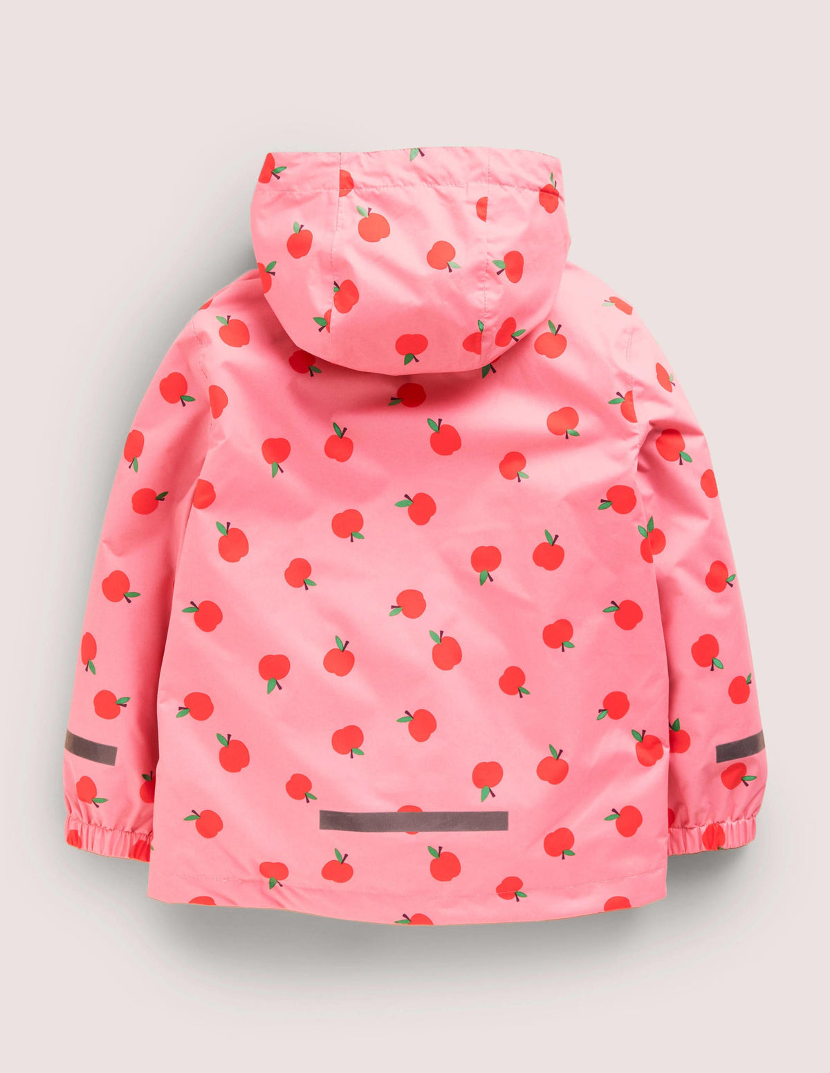 Pink Apple Print Waterproof Jacket-Formica Pink Apples - Image 2