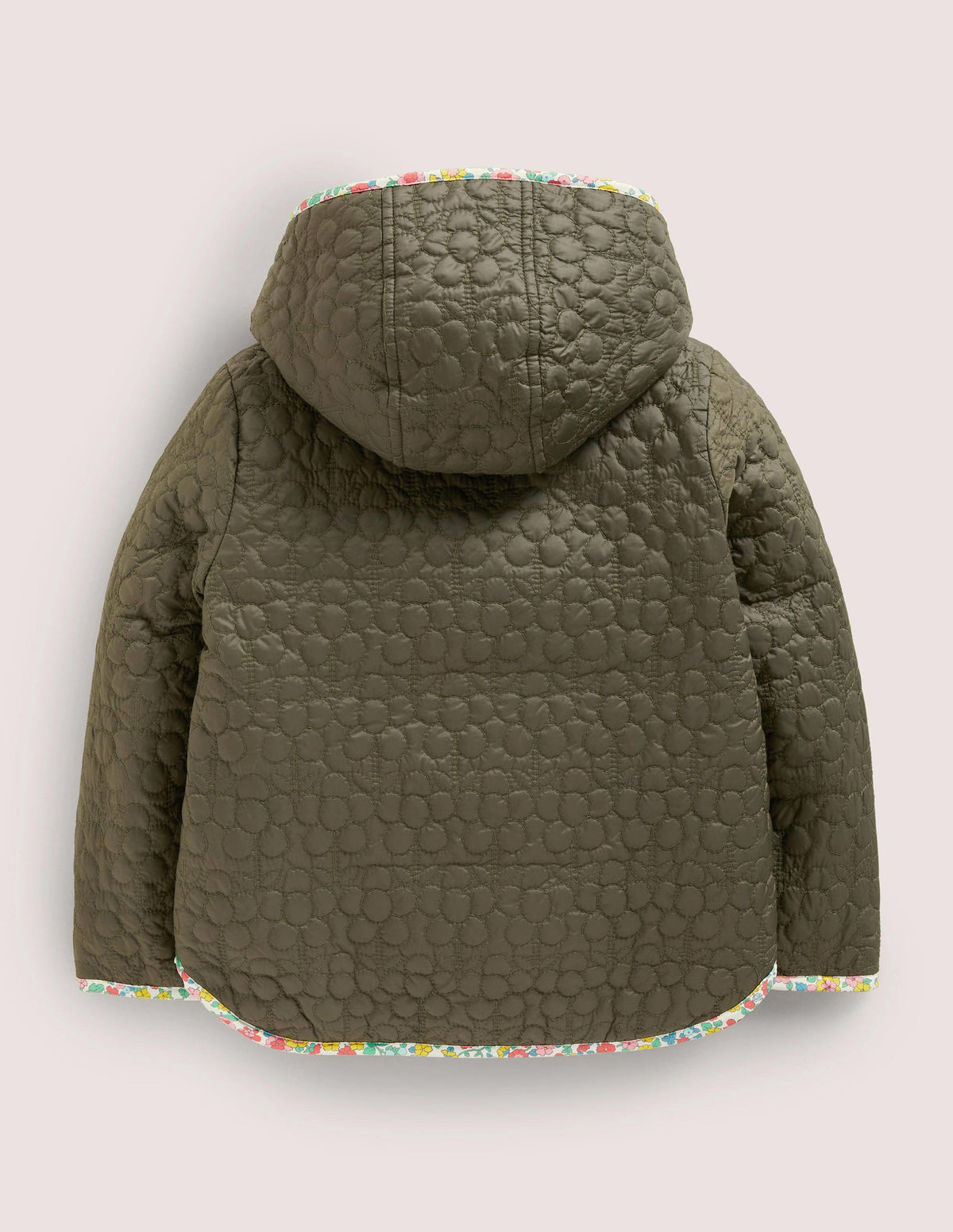 Quilted Jacket-Khaki Green-2