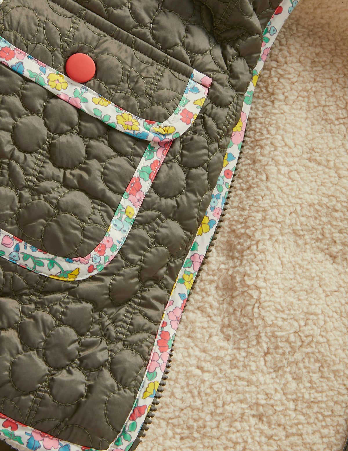Quilted Jacket-Khaki Green - Image 3