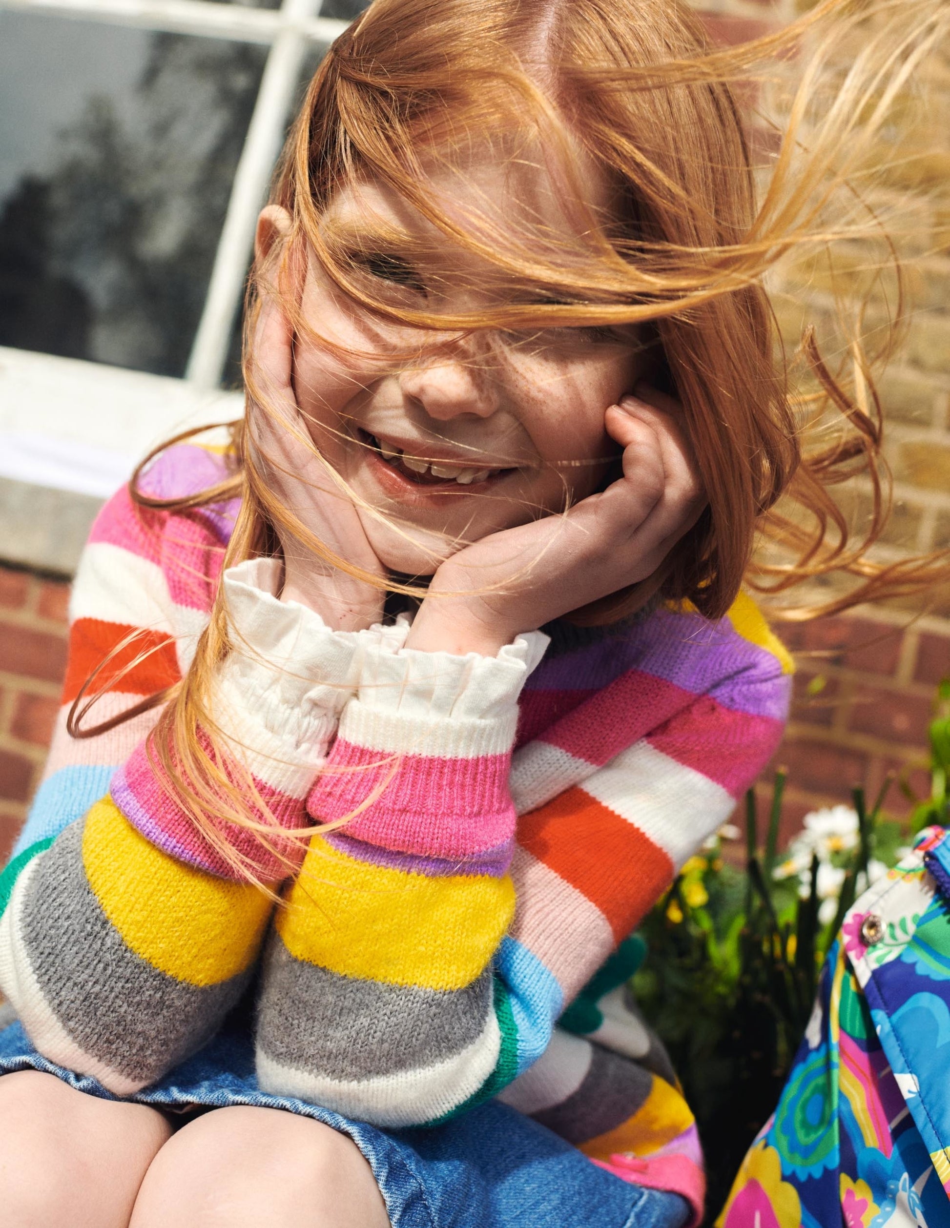Rainbow Stripe Cardigan-Multi Rainbow Stripe-5