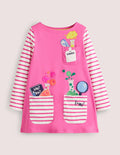 Pocket Jersey Tunic-Tickled Pink Scientist