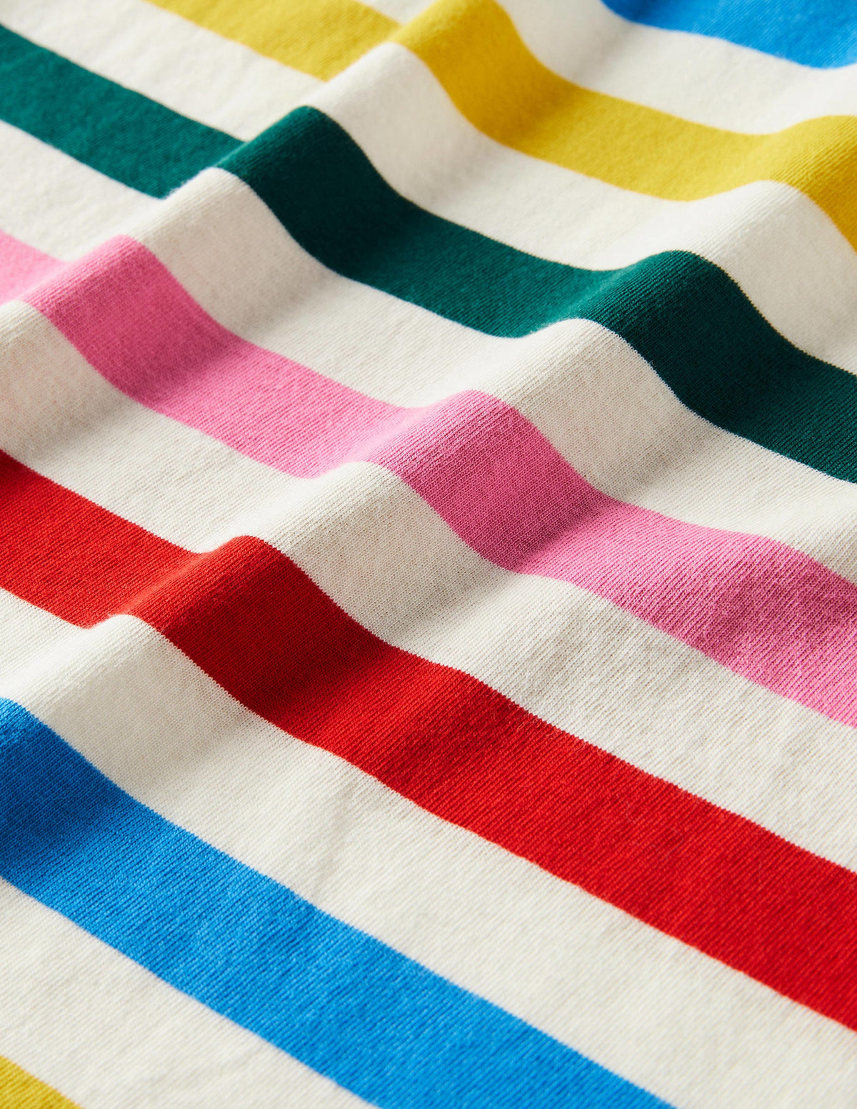 Repurposed Breton T-shirt-Rainbow Multi-3