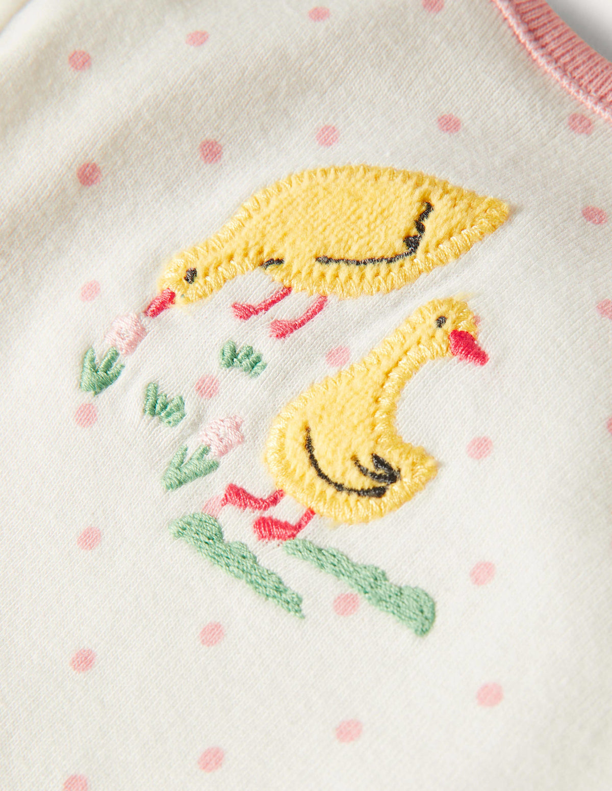 GOTS Organic 3 Pack Bodysuits-Multi Farmyard Friends - Image 3