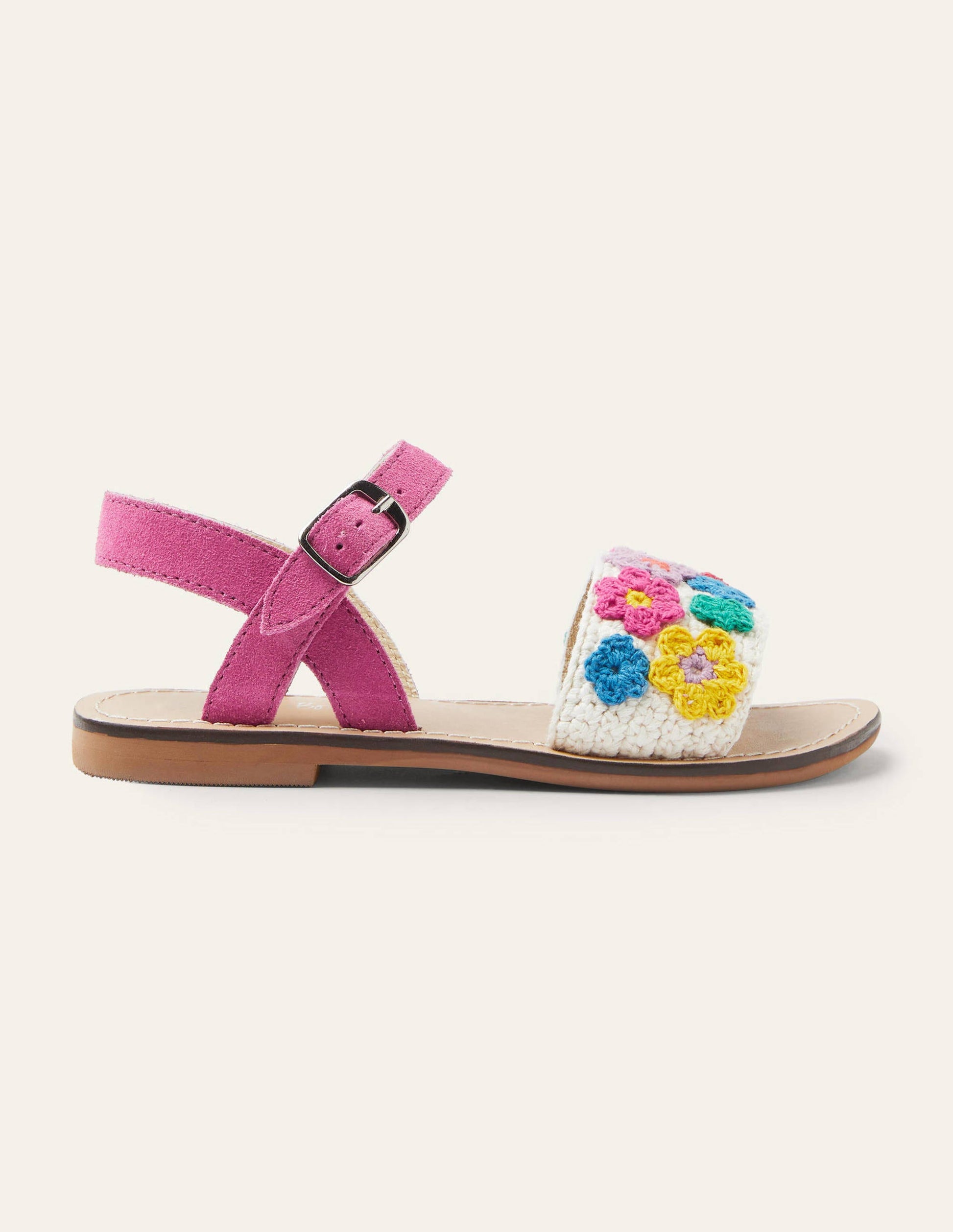 Crochet Sandals-Multi Flowers-2
