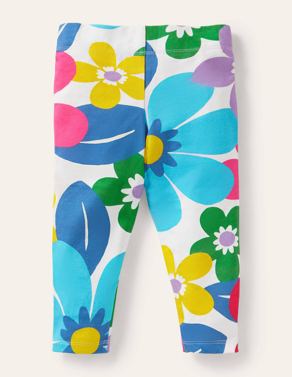 Fun Cropped Leggings-Multi Surf Floral-2