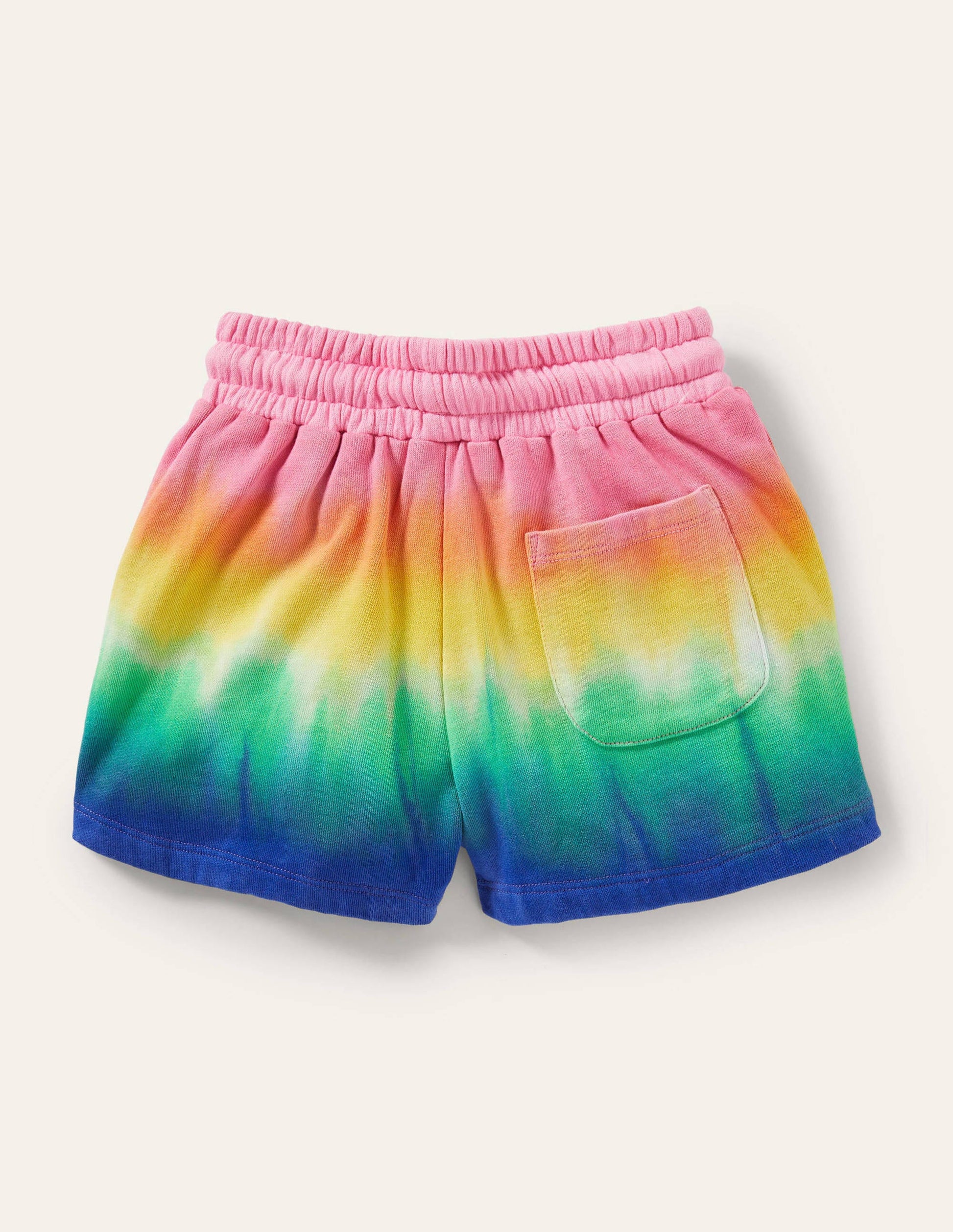 Gradient Dye Jersey Shorts-Multi Rainbow-2
