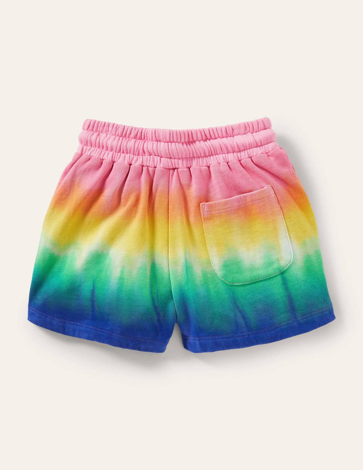 Gradient Dye Jersey Shorts-Multi Rainbow - Image 2