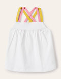 Multi Strap Vest-White