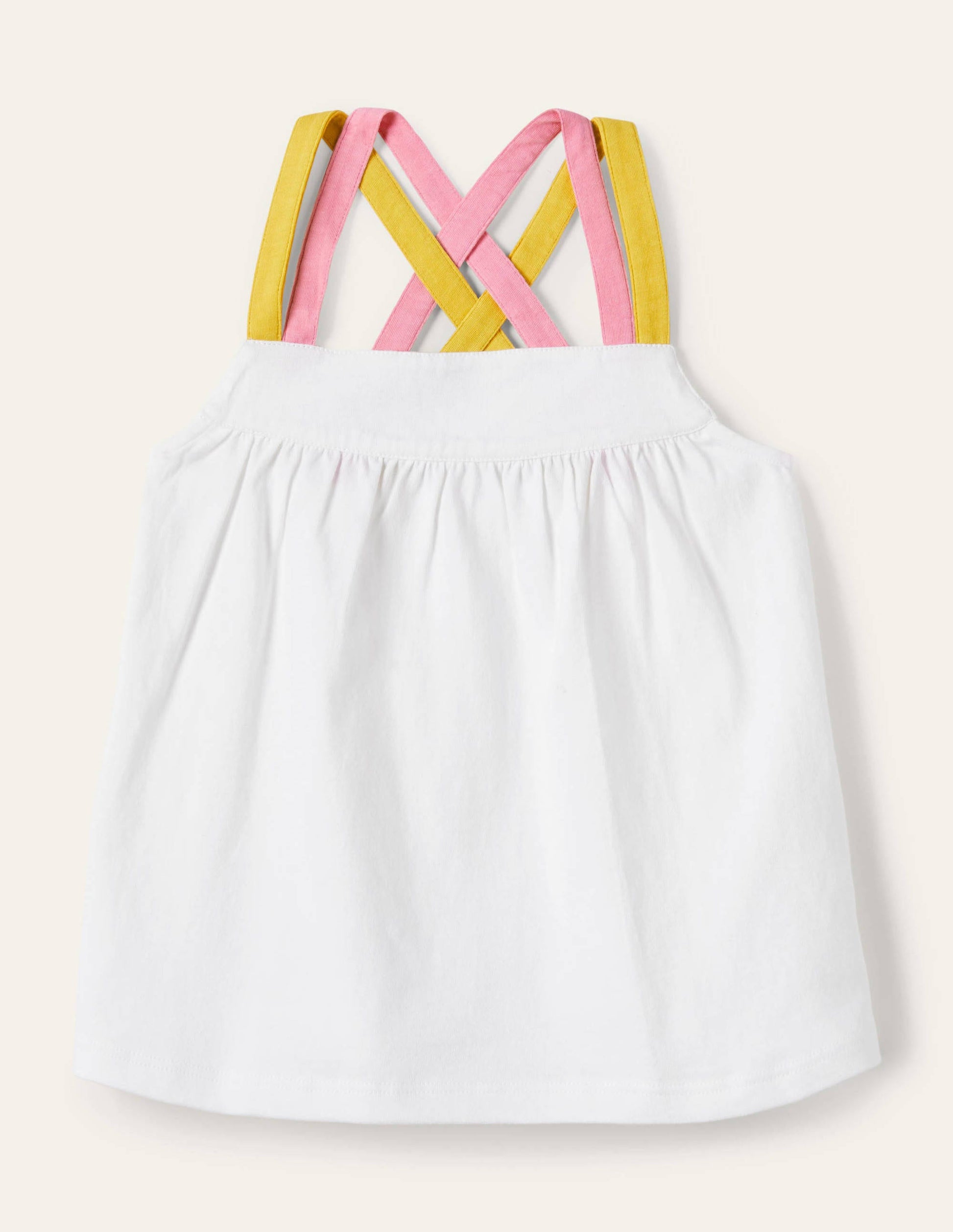 Multi Strap Vest-White-1
