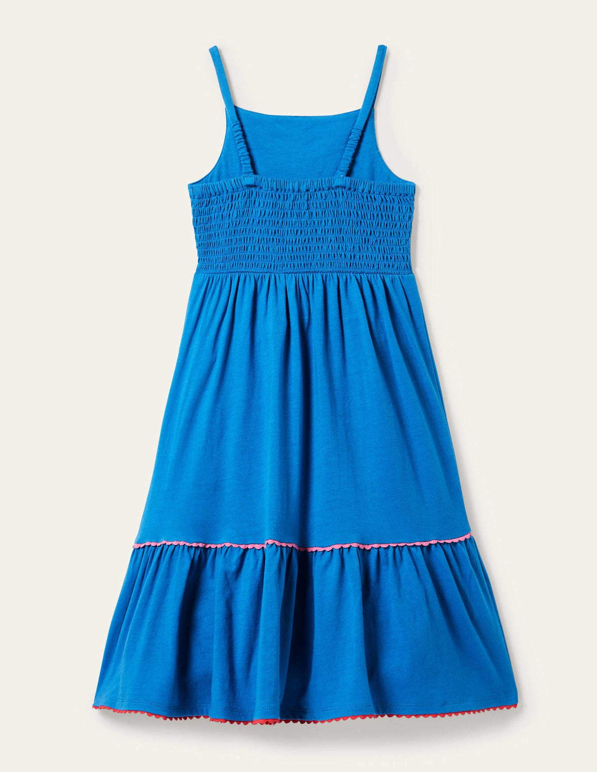 Maxi Jersey Dress-Bright Marina Blue-2