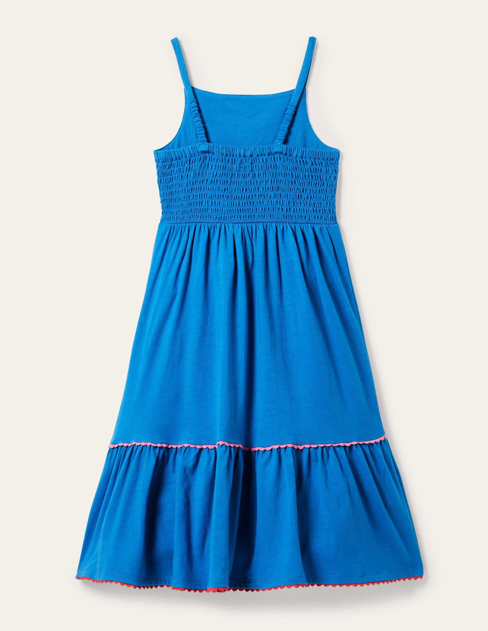 Maxi Jersey Dress-Bright Marina Blue - Image 2