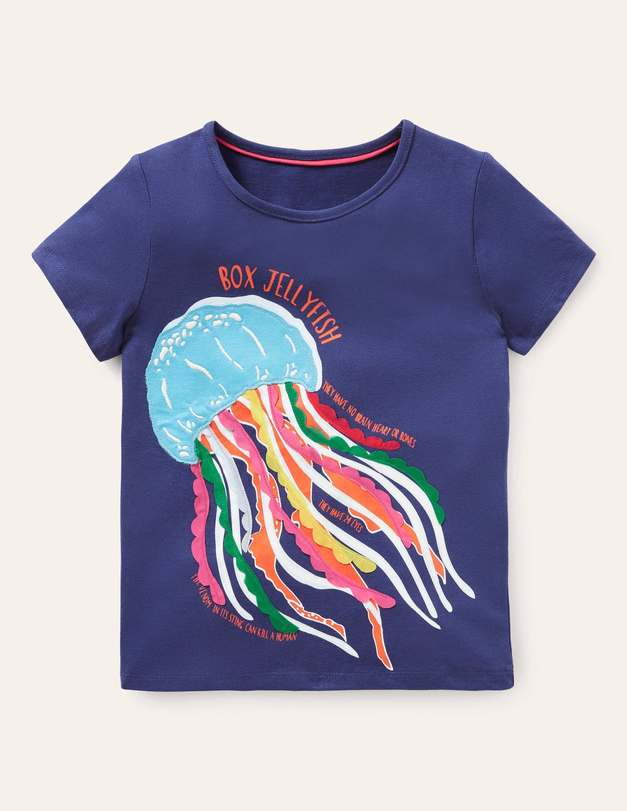 Flutter Fun Fact T-shirt-Starboard Blue Jellyfish - Image 1