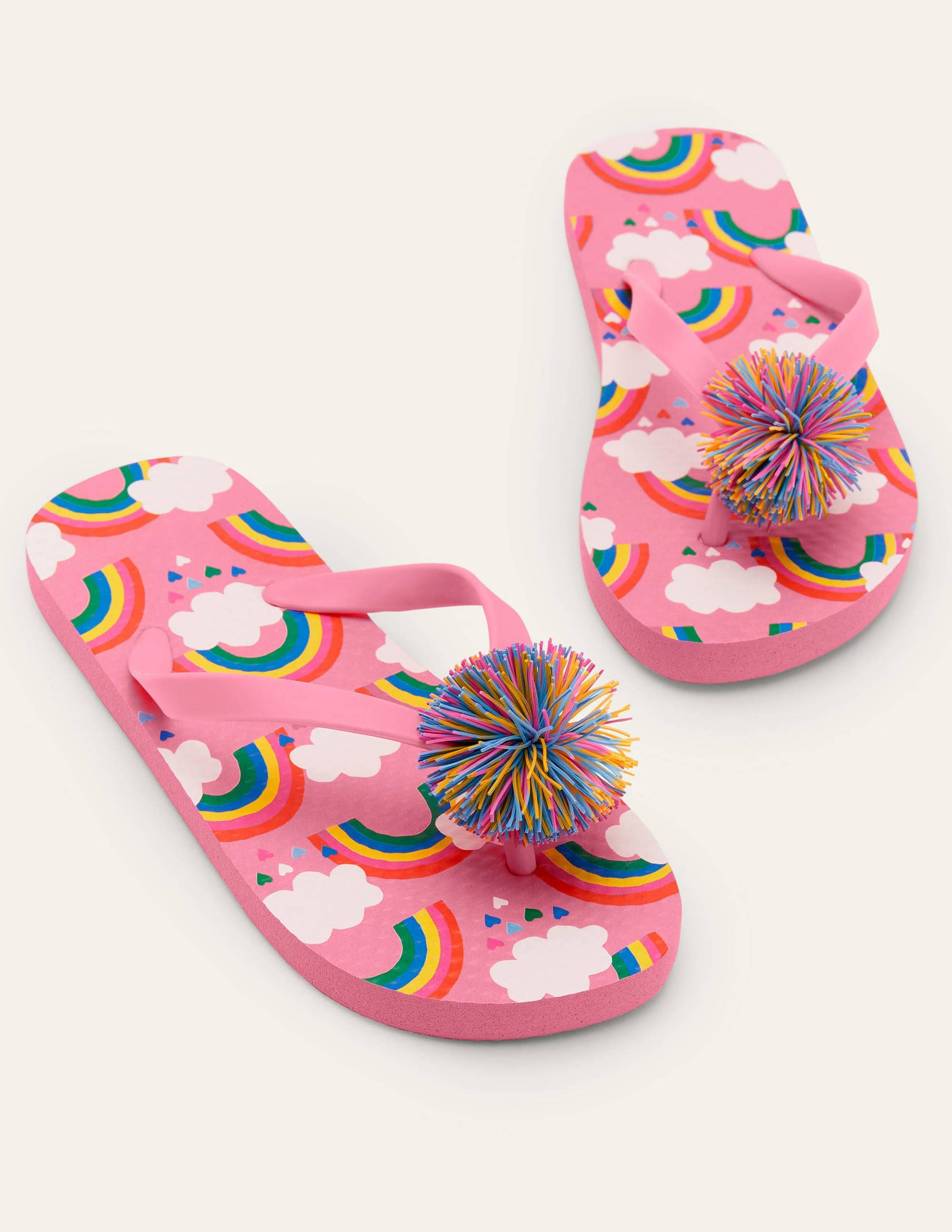 Flip Flops-Pink Lemonade Rainbows-1