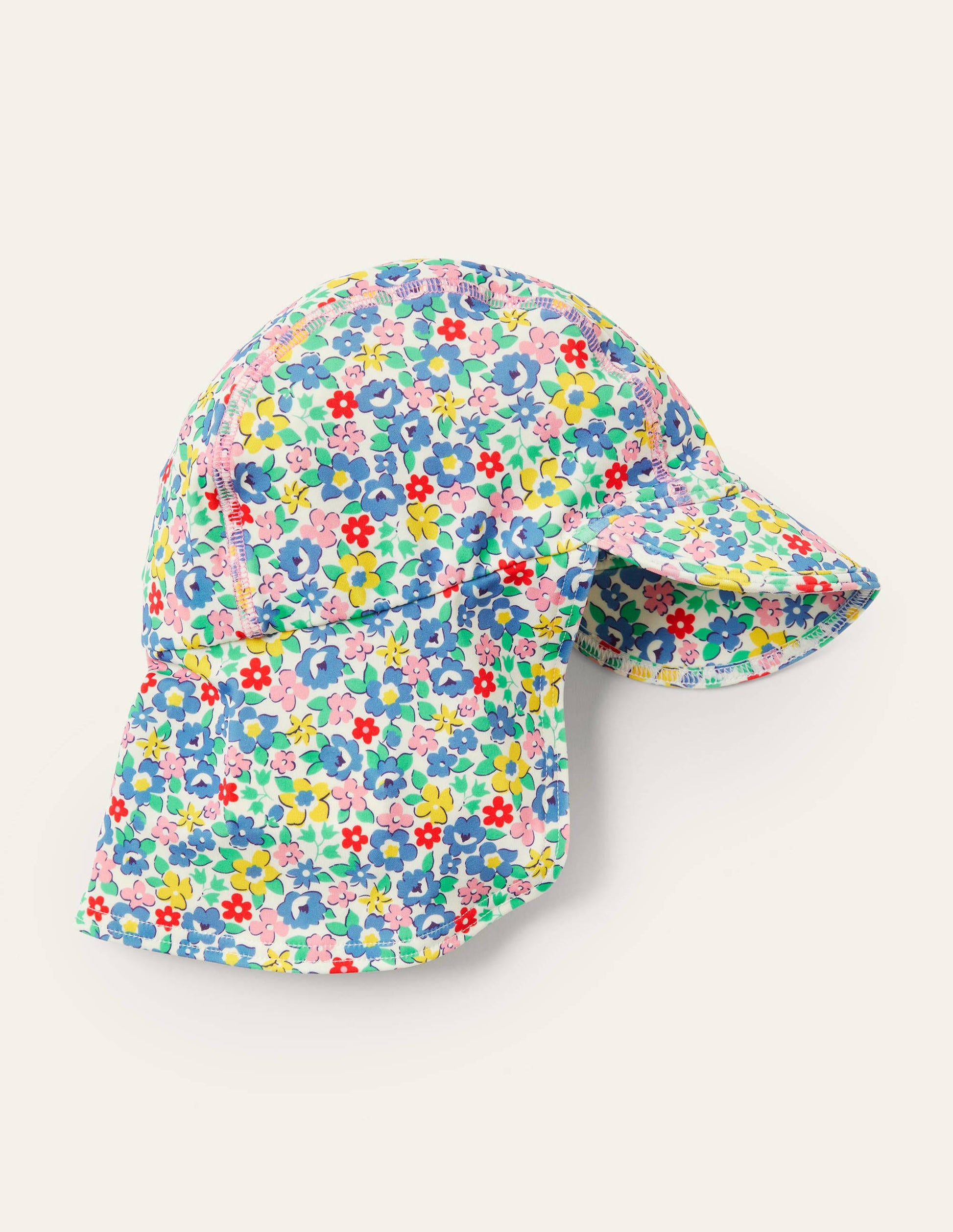 Sun-safe Swim Hat-Floral-1
