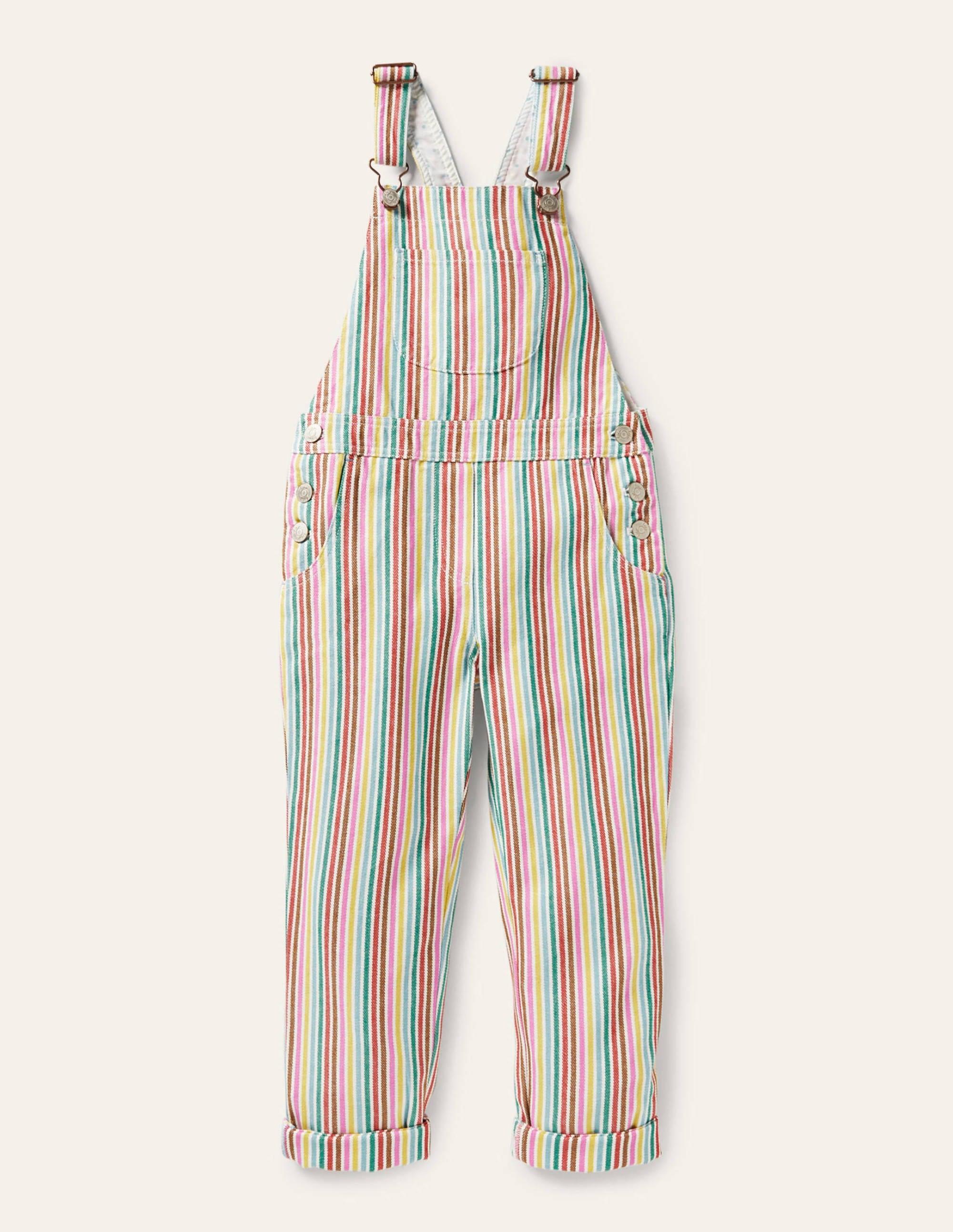 Fun Dungaree-Multi Ticking - Image 1