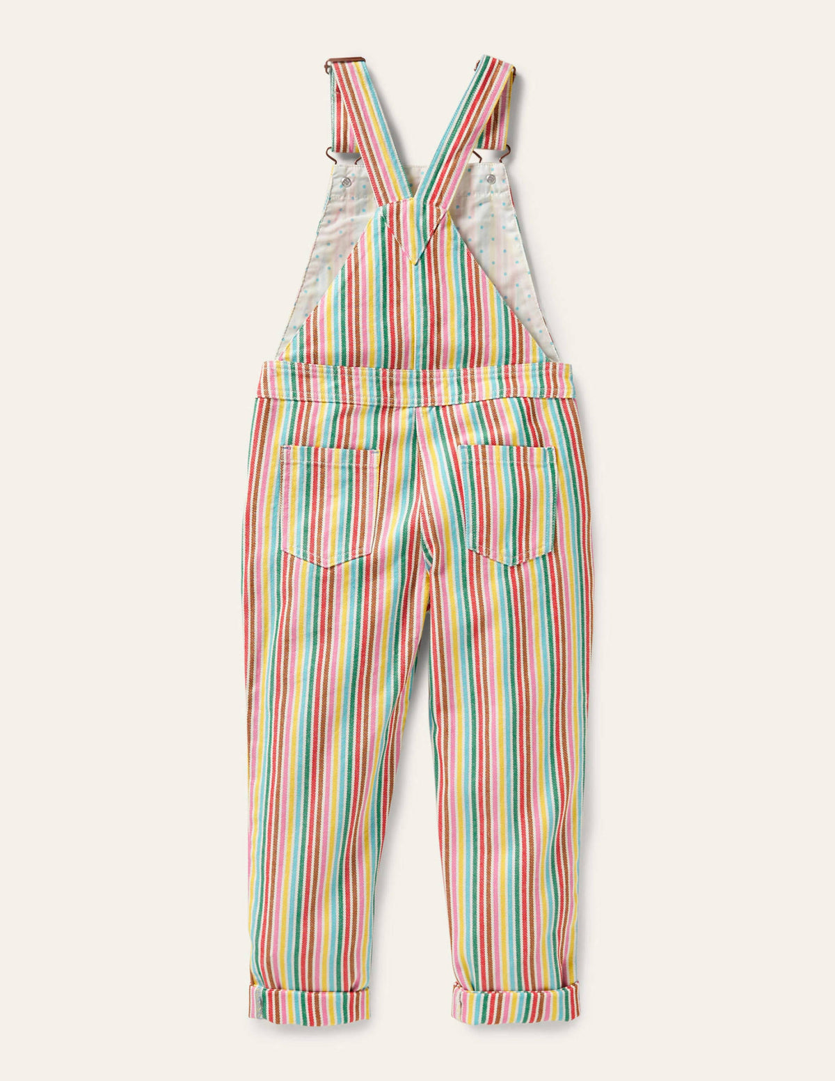 Fun Dungaree-Multi Ticking - Image 2