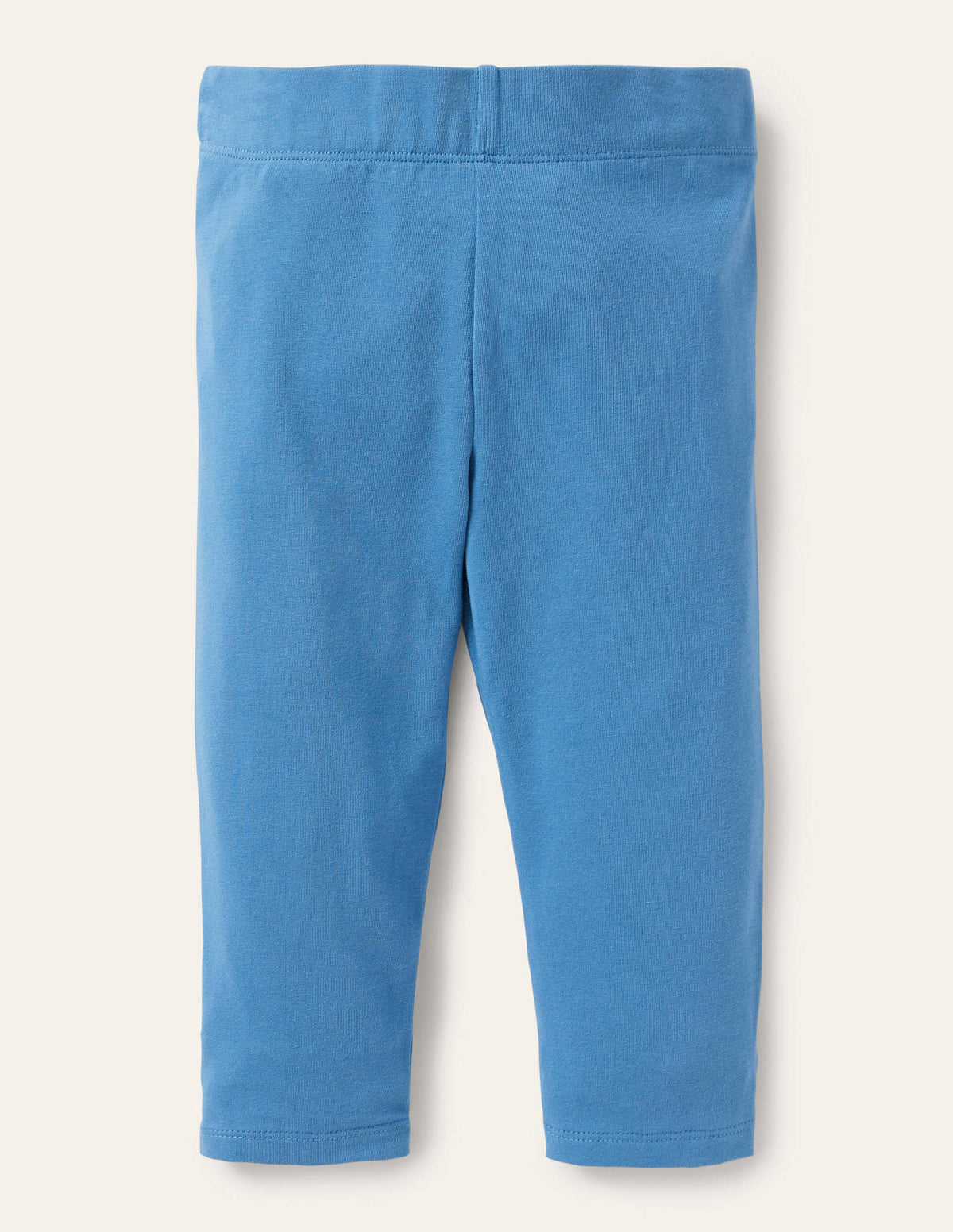Plain Cropped Leggings-Bright Marina Blue - Image 1