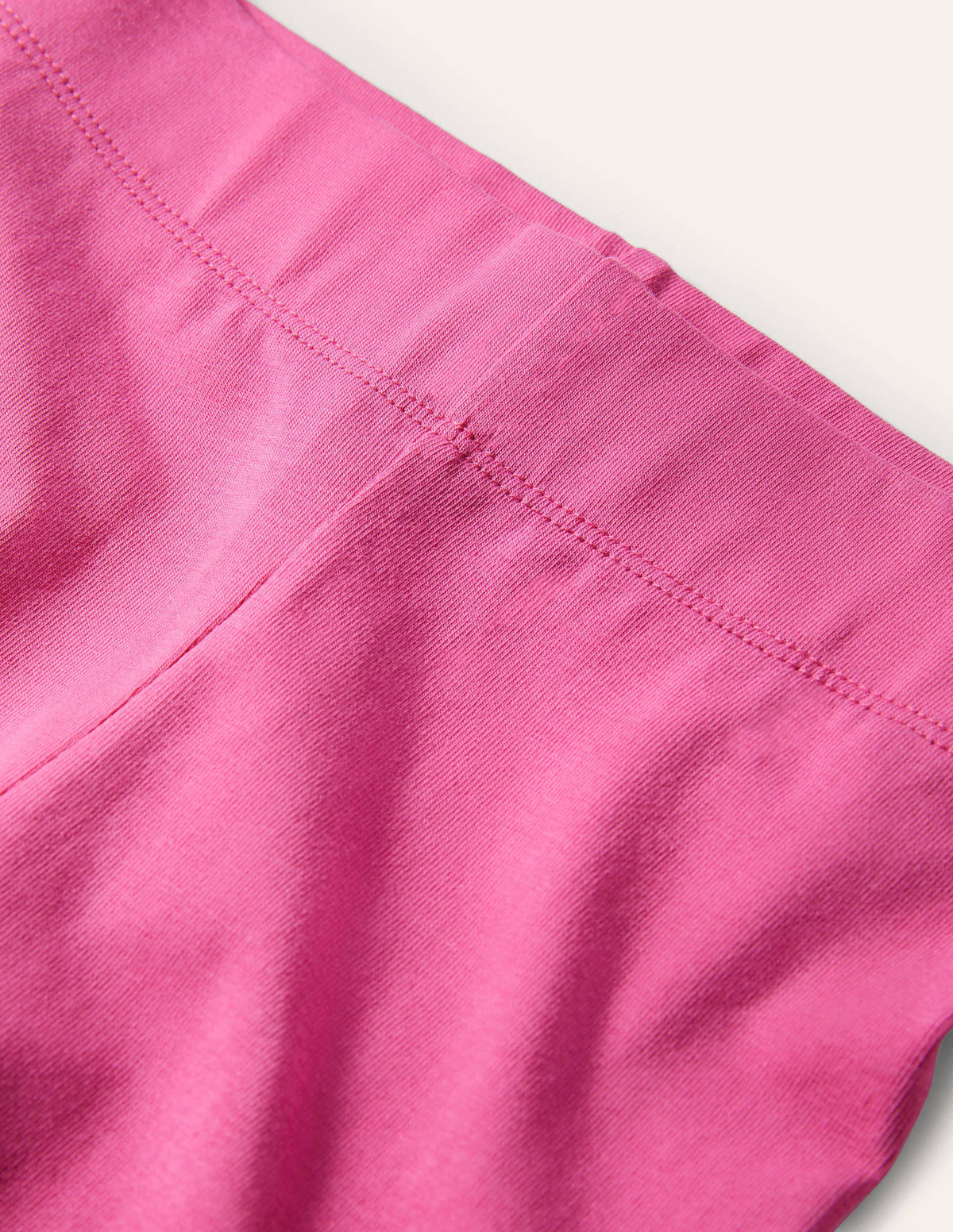 Plain Cropped Leggings-Bright Petal Pink-3