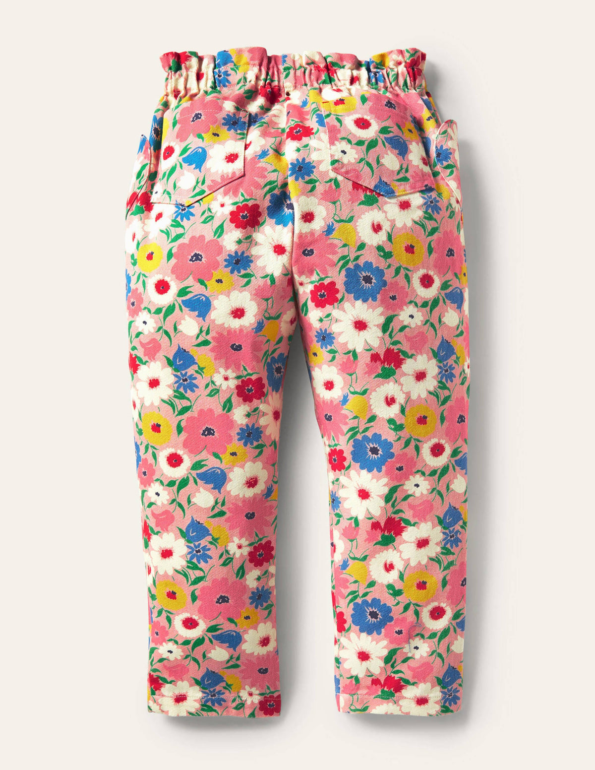 Pull-on Trousers-Boto Pink Painterly Floral - Image 2