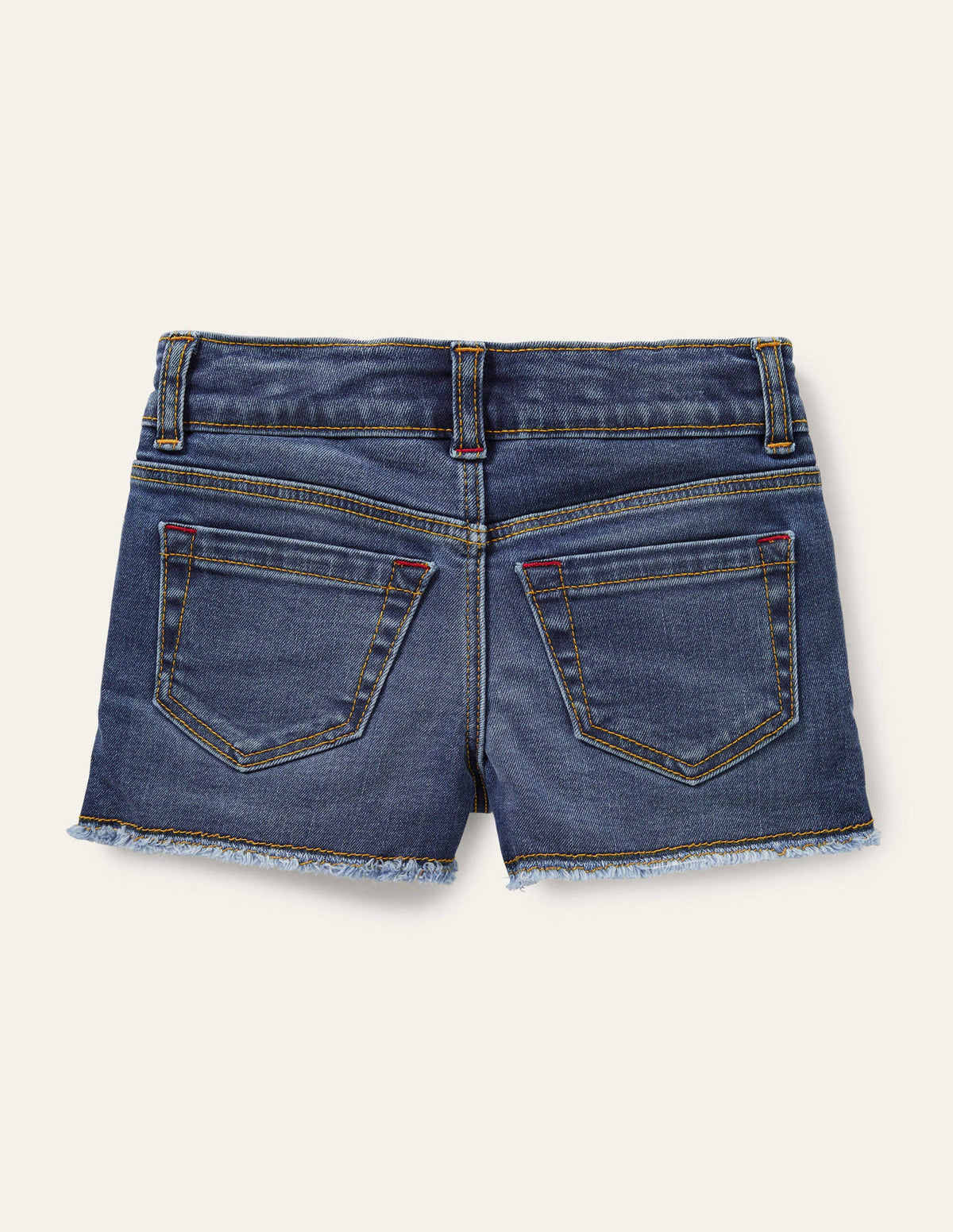 Denim Shorts-Mid Vintage Denim Bee-2
