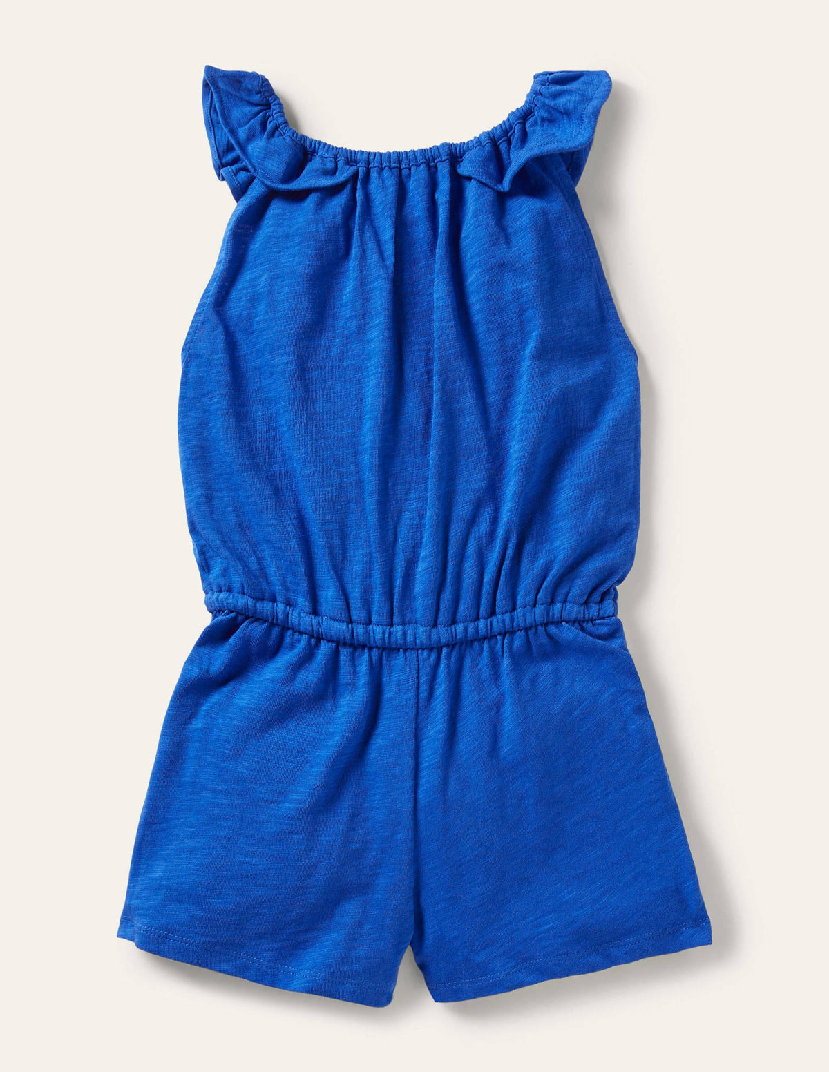 Charlie Pom Jersey Playsuit-Bold Blue - Image 2