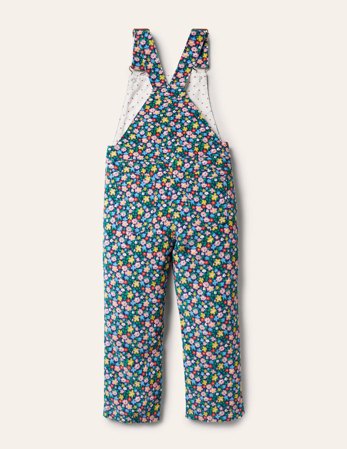 Heart Patch Dungaree-Starboard Blue Spring Floral-2