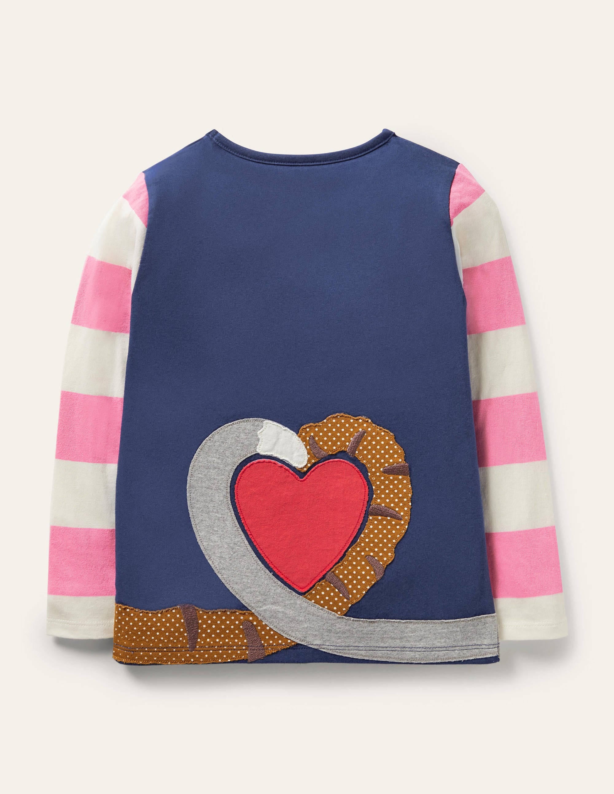 Front & Back Appliqué  T-shirt-Starboard Blue Cats - Image 2