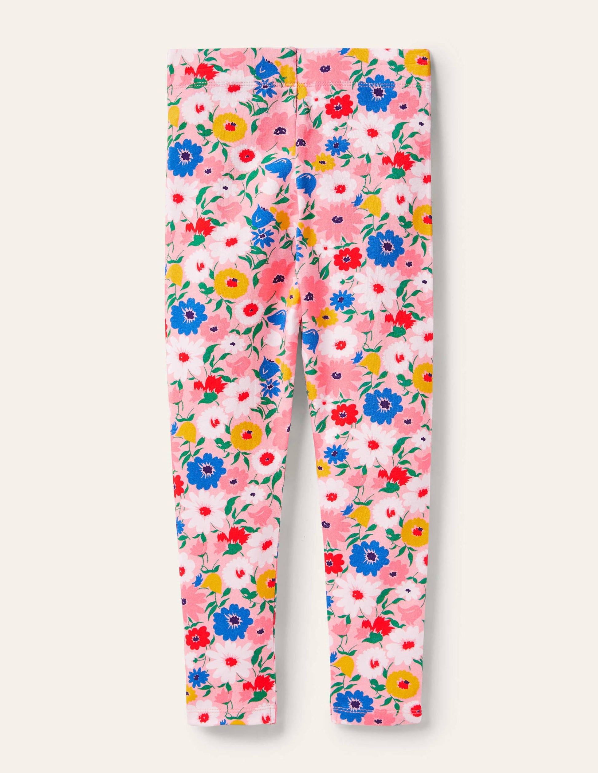 Fun Leggings-Boto Pink Painterly Floral-1