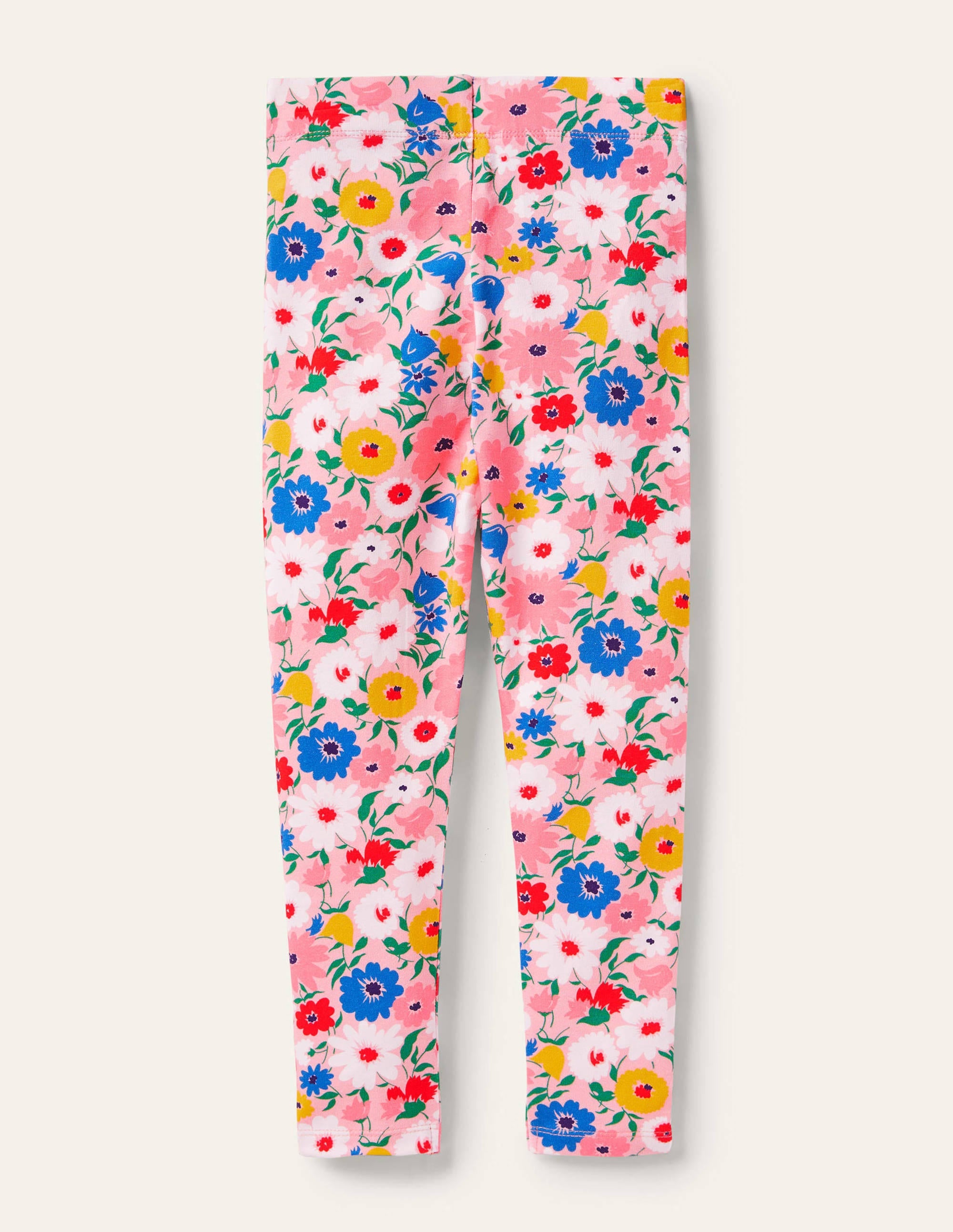 Fun Leggings-Boto Pink Painterly Floral - Image 1