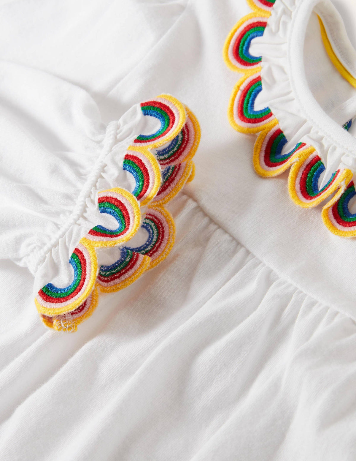 Rainbow Scallop Top-White-3