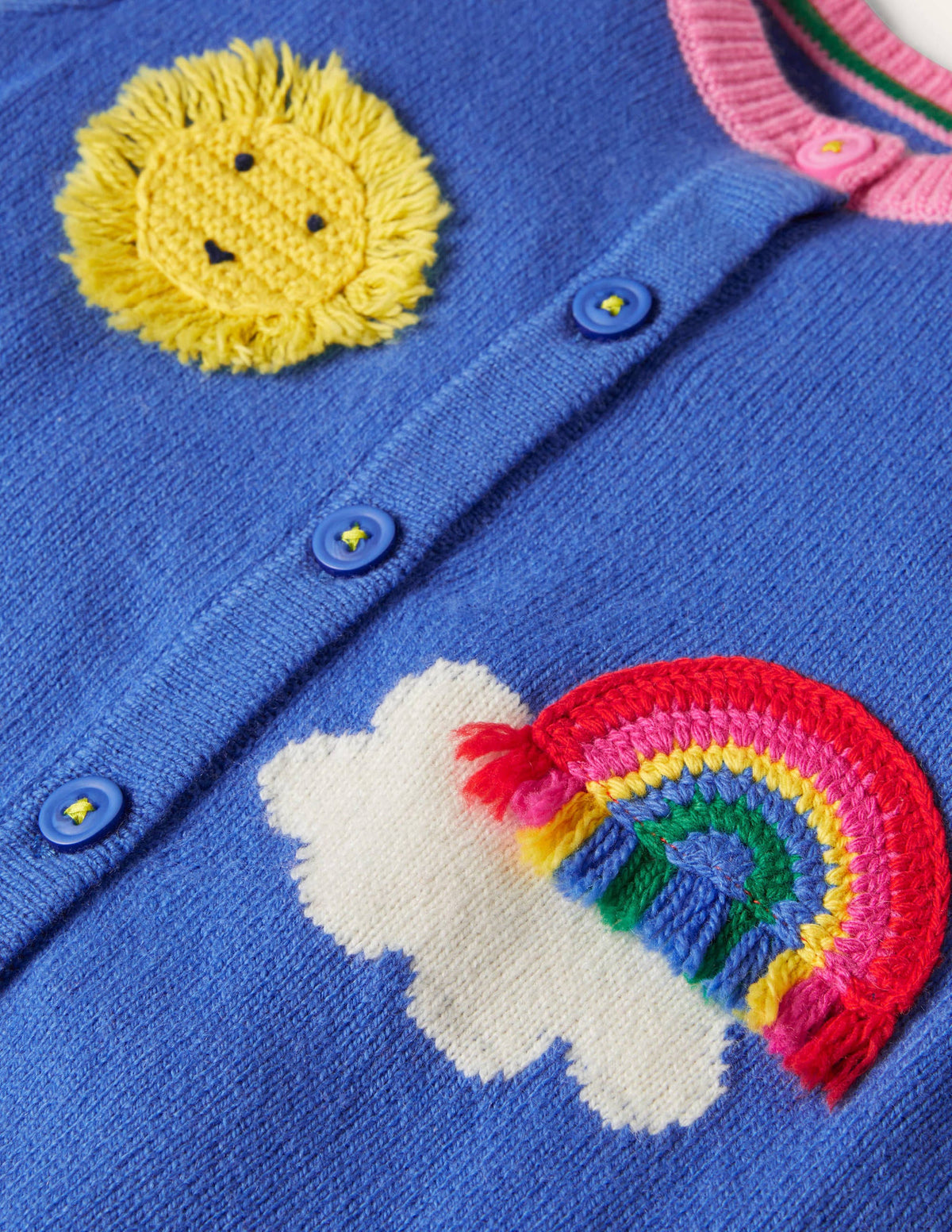 Weather Applique Cardigan-Elizabethan Blue Sky-3