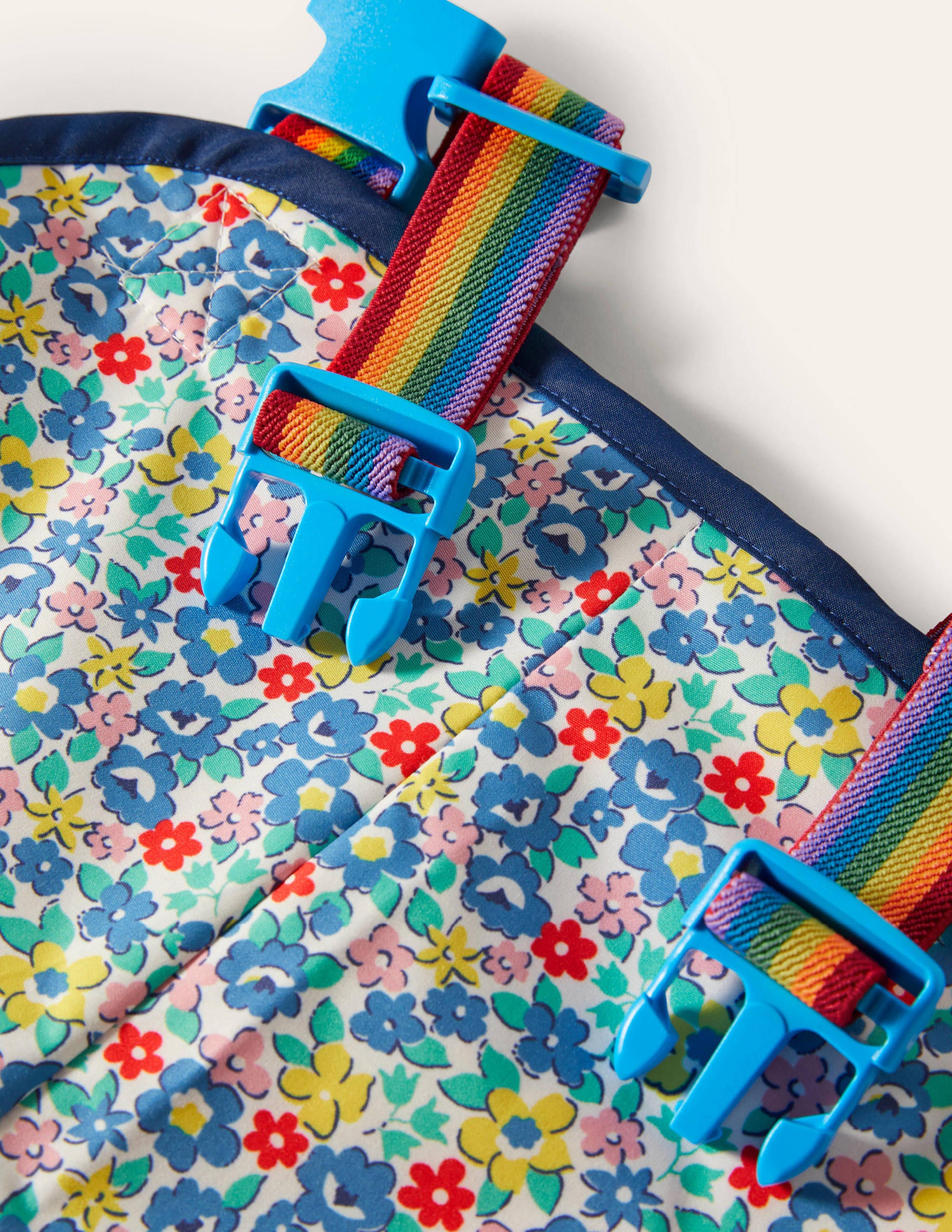 Waterproof Dungarees-Multi Spring Floral - Image 3