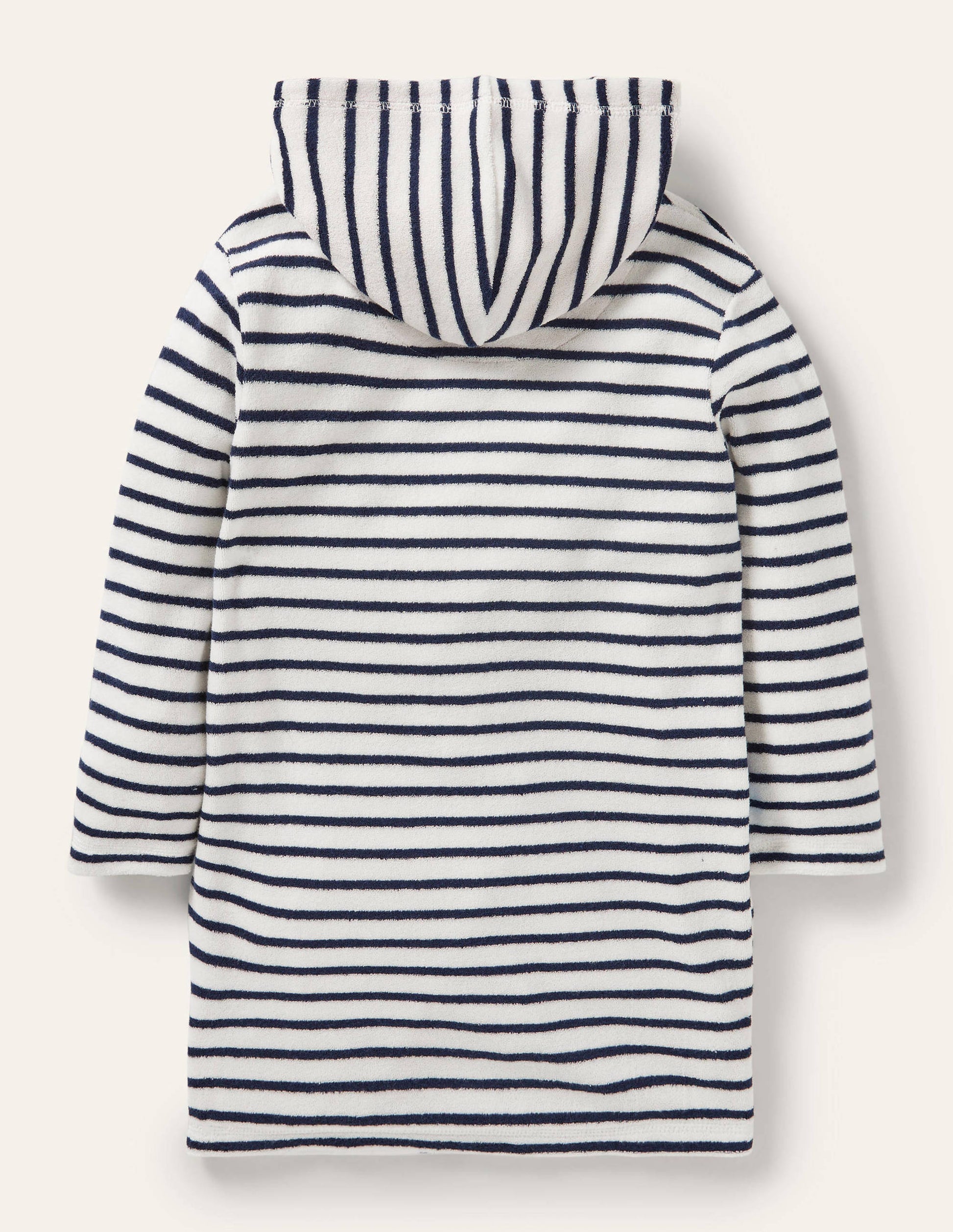 Appliqué Towelling Beach Dress-Ivory/ Starboard Blue Whale-2